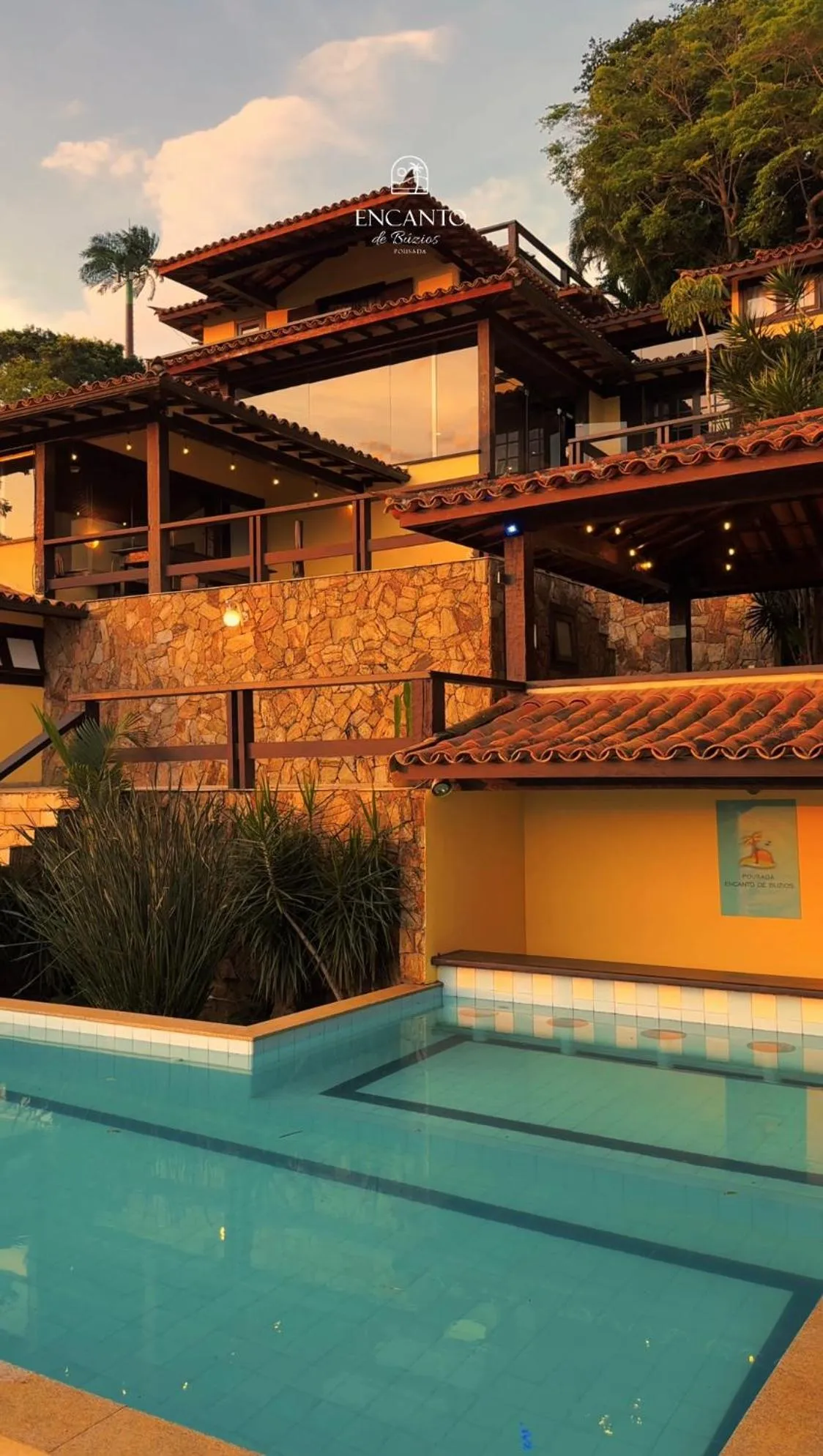 Swimming pool in Pousada Encanto de Búzios