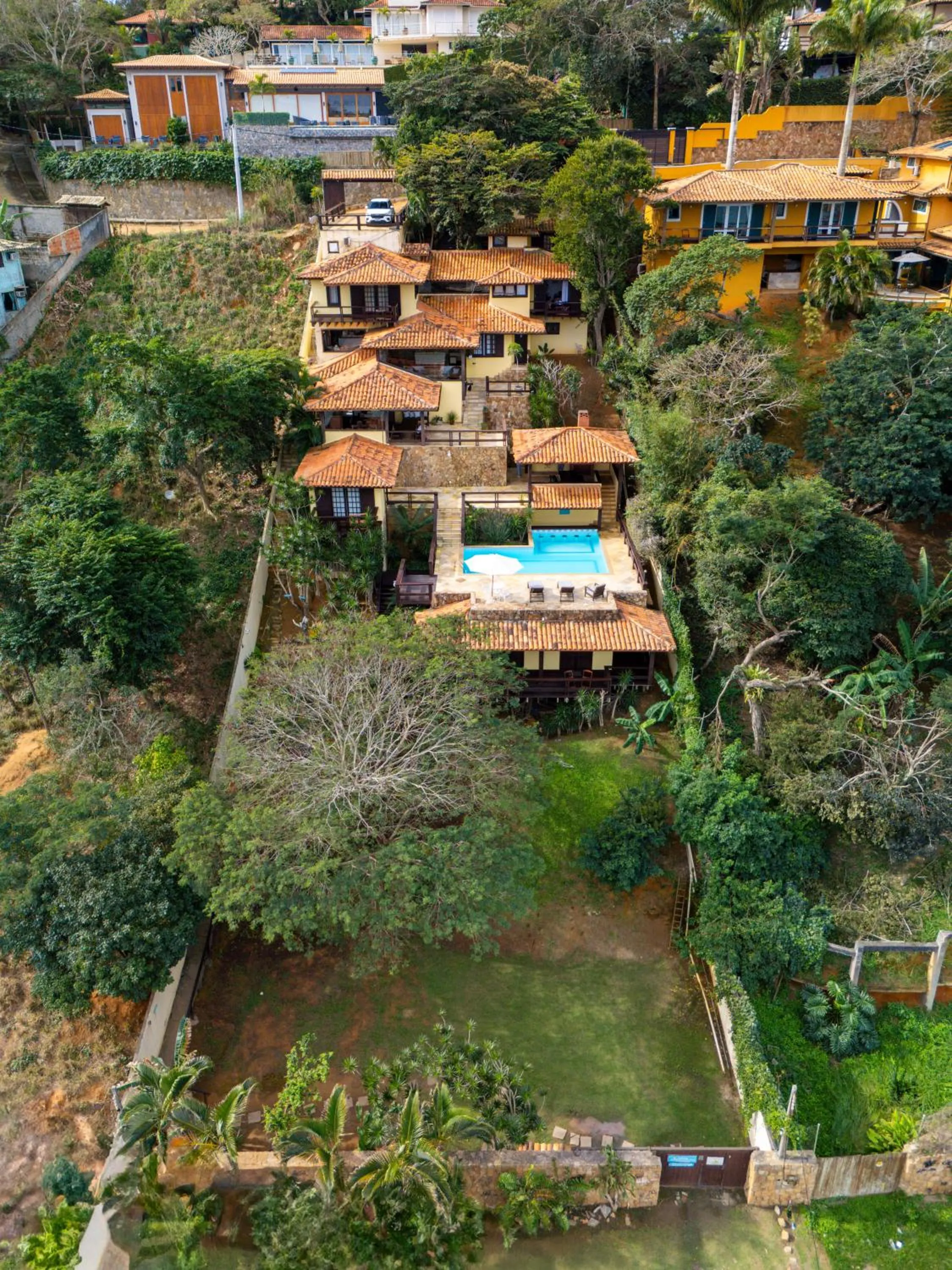 Bird's eye view in Pousada Encanto de Búzios