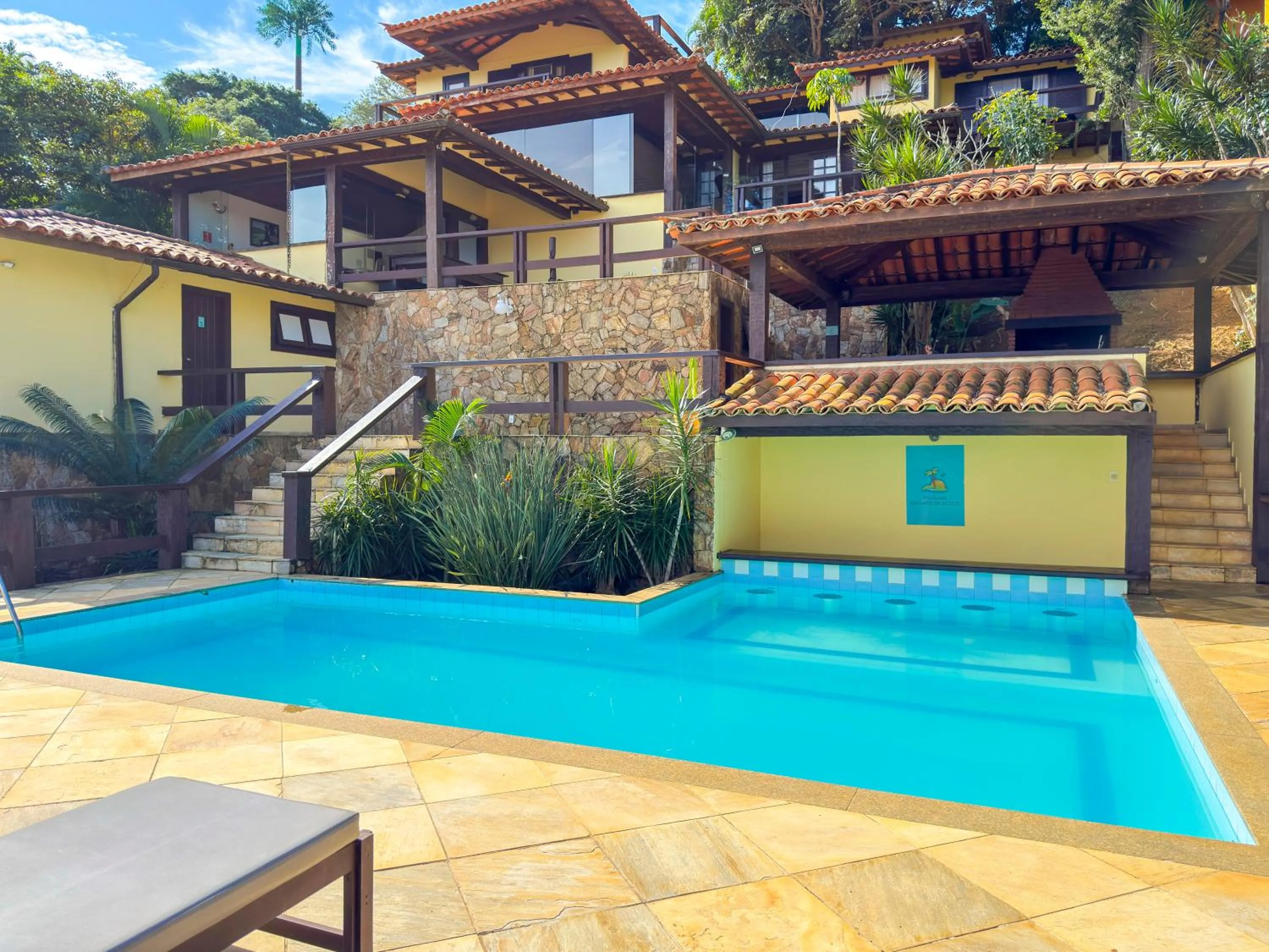 Pool view in Pousada Encanto de Búzios