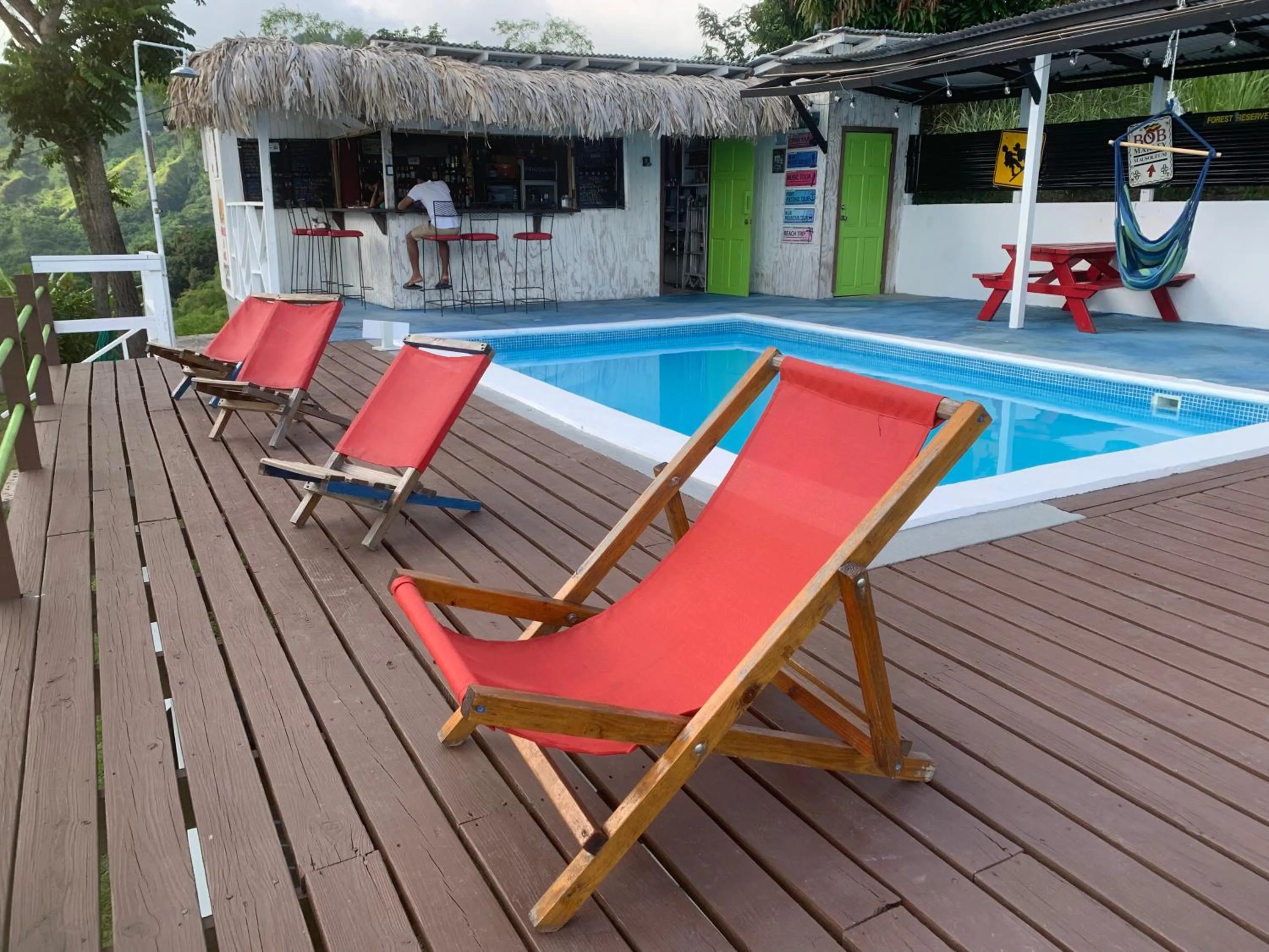 Pool view in Kingsworth Bed and Breakfast