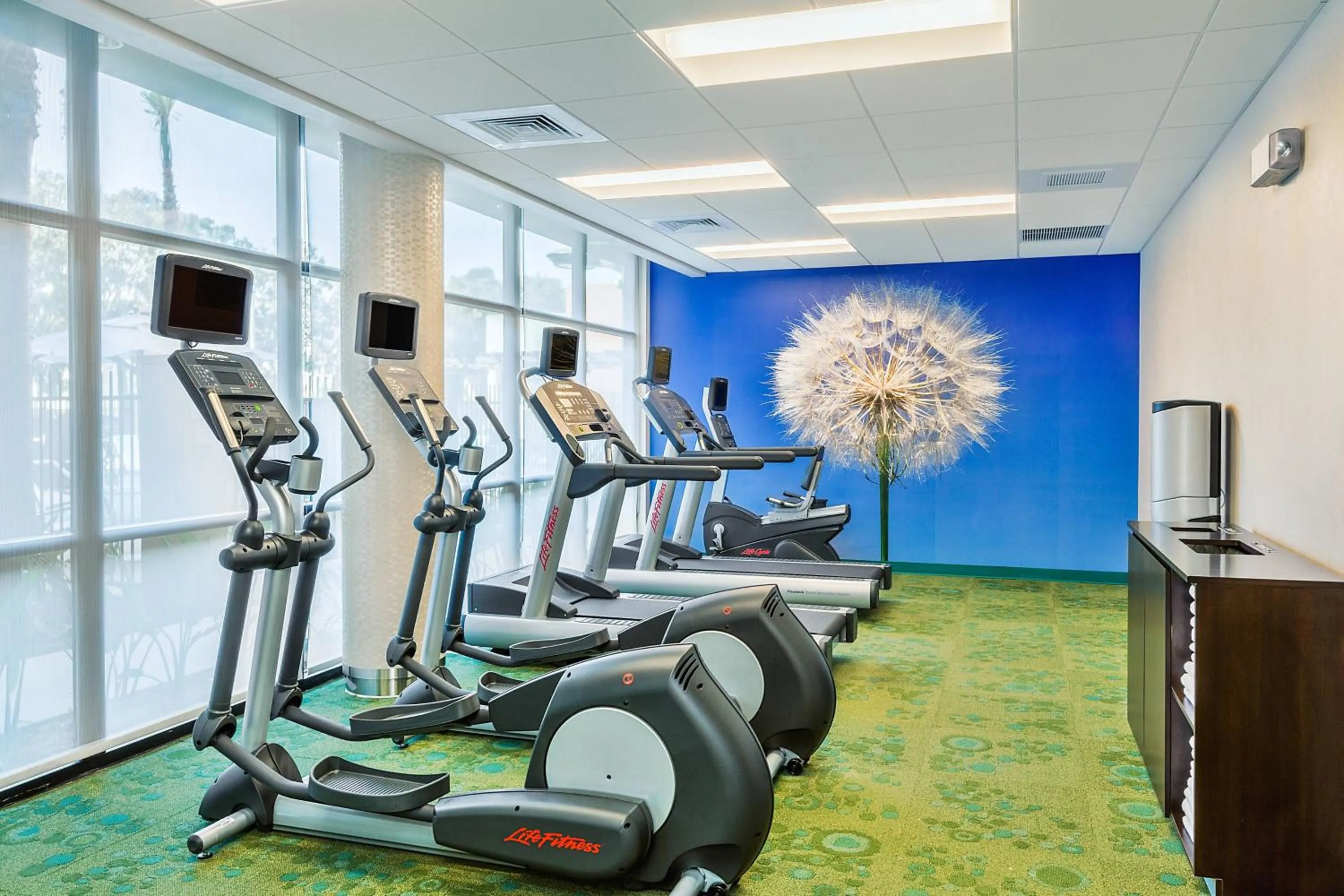 Fitness centre/facilities in Springhill Suites by Marriott Anaheim Maingate