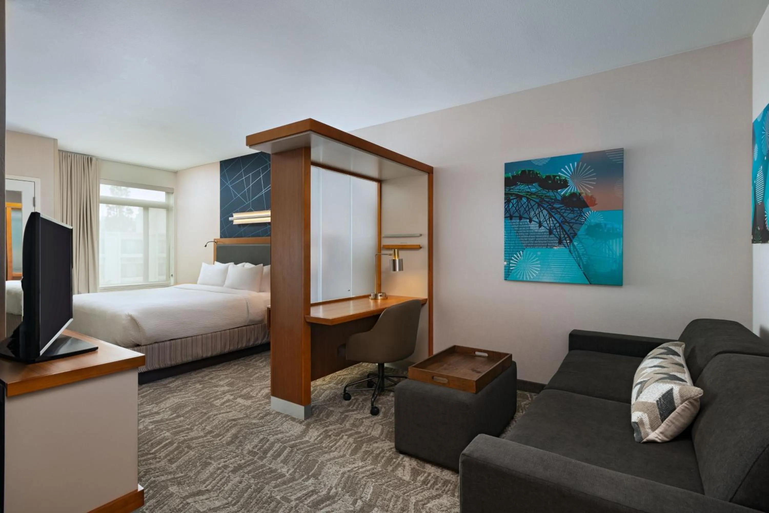 Bedroom, Bed in Springhill Suites by Marriott Anaheim Maingate