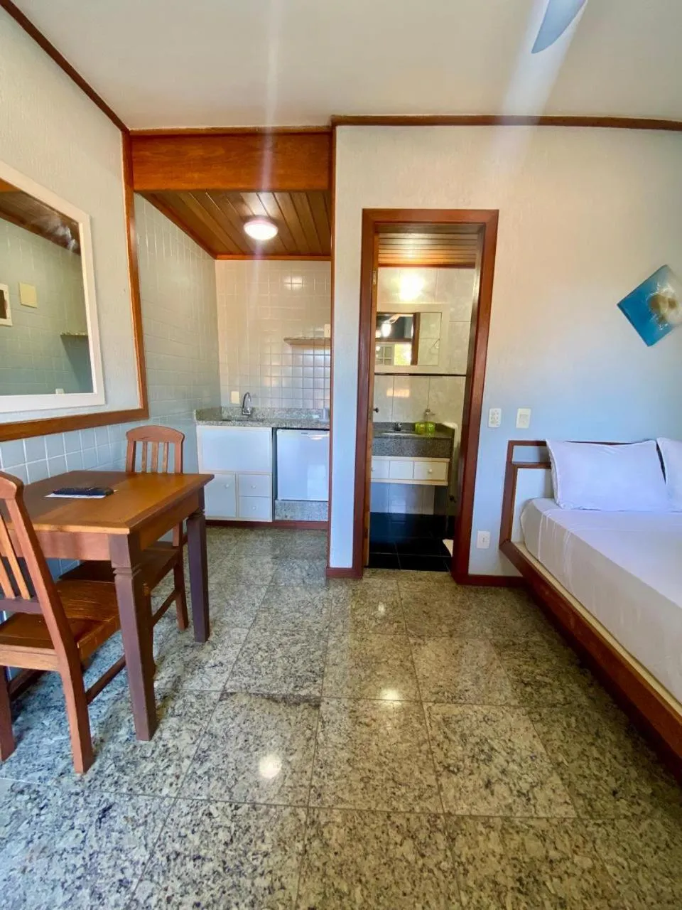 Bed in Pousada Lua Cheia