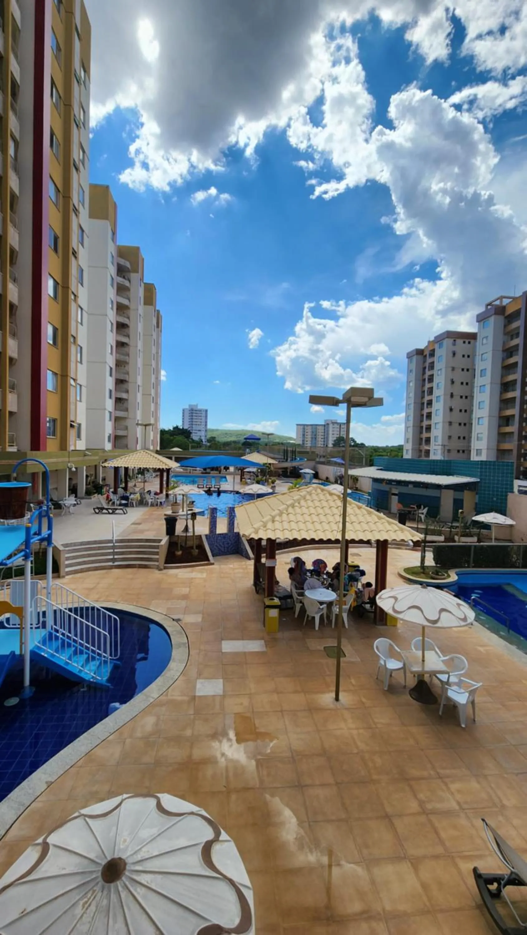 Pool view in Prive das Thermas - 301B