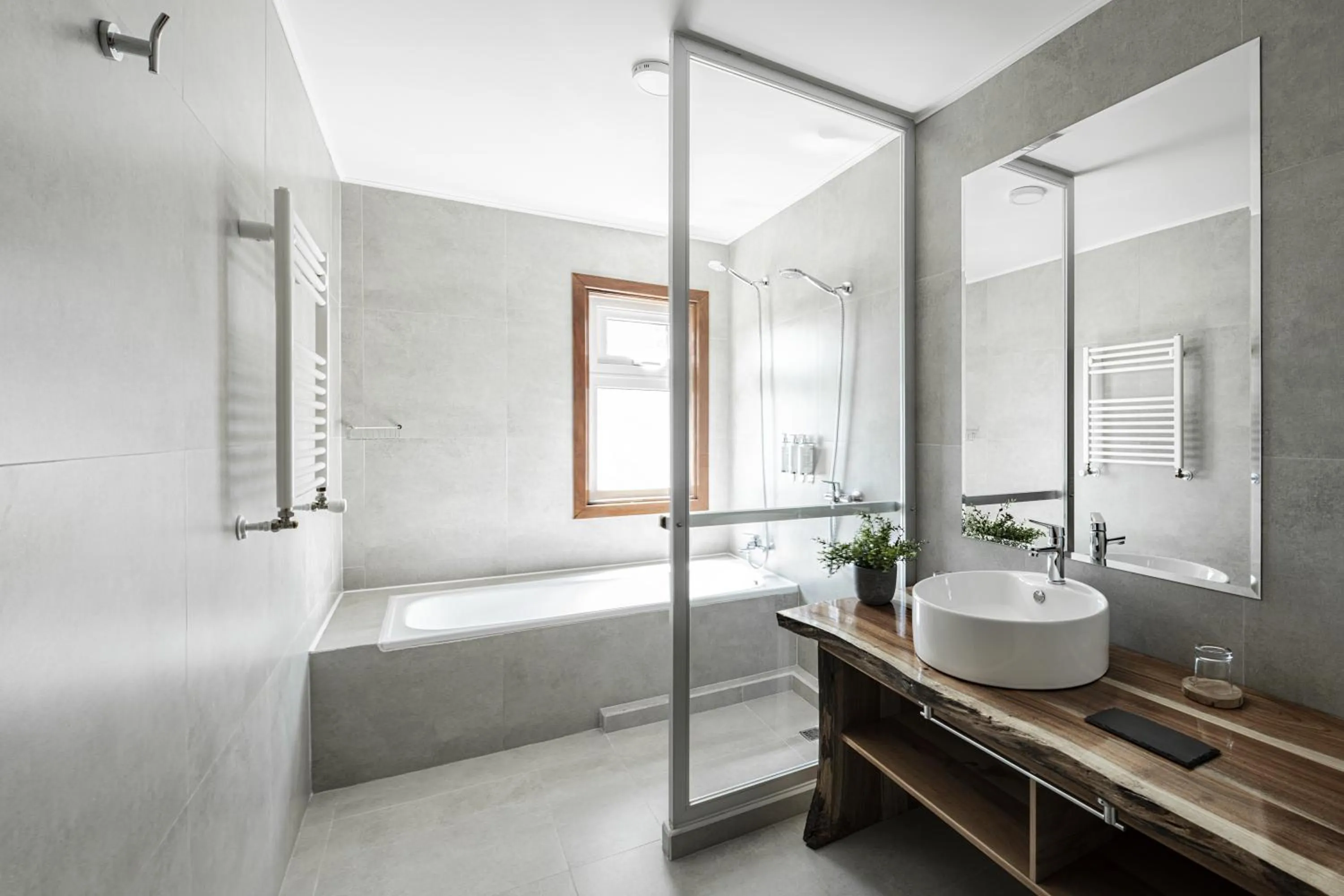 Bathroom in Das Dorf Hotel