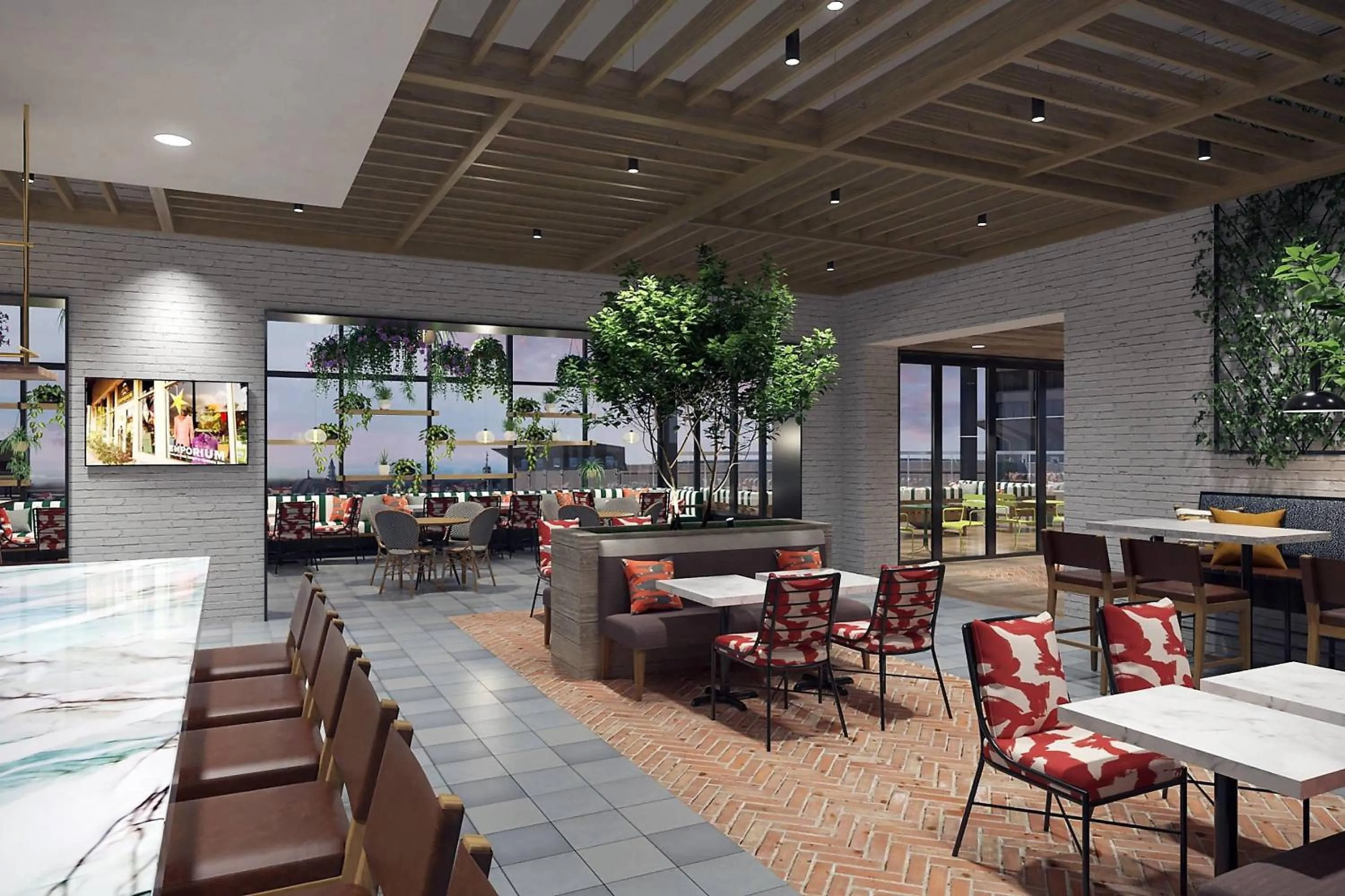 Restaurant/places to eat in AC Hotel by Marriott Greenville