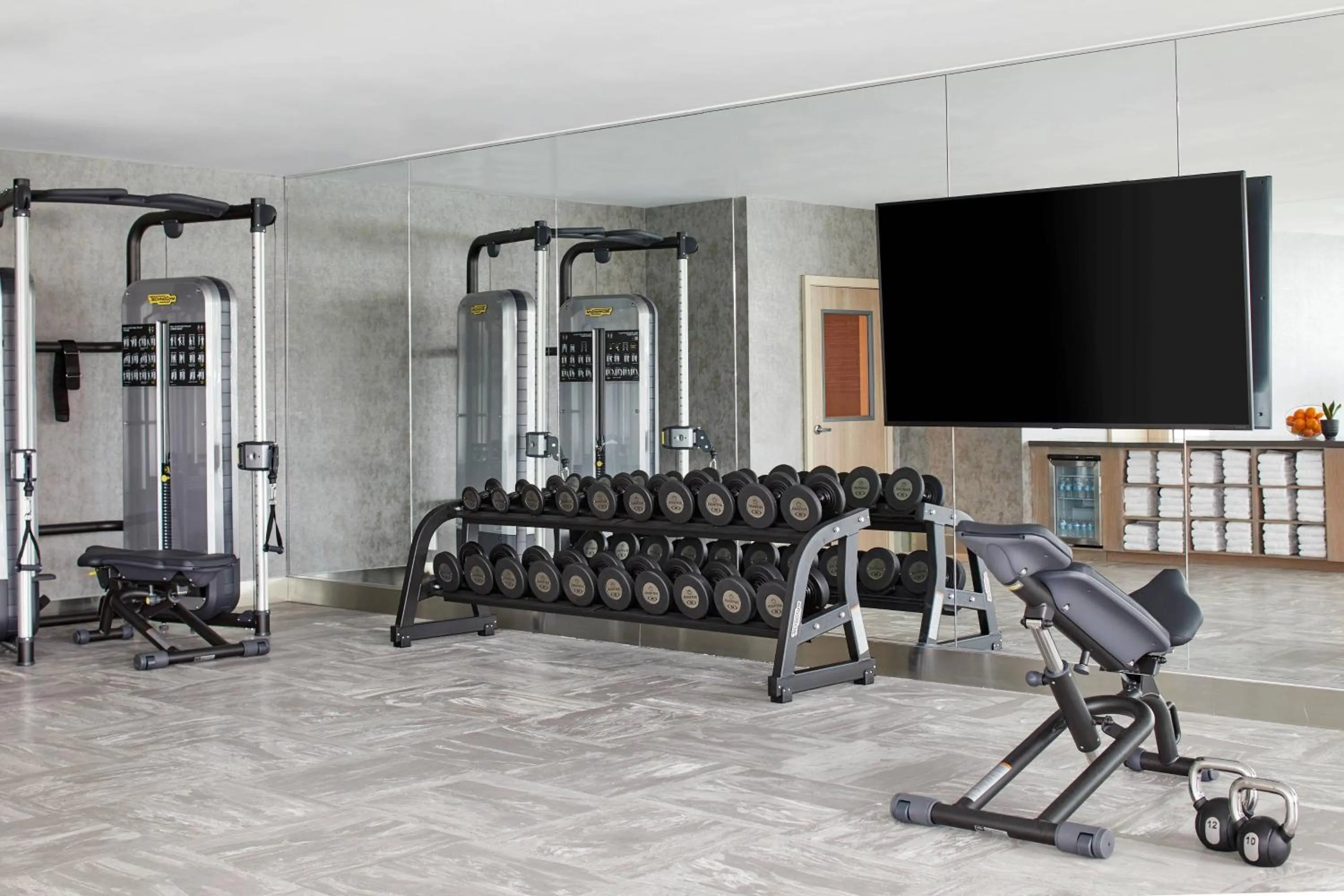 Fitness centre/facilities in AC Hotel by Marriott Greenville