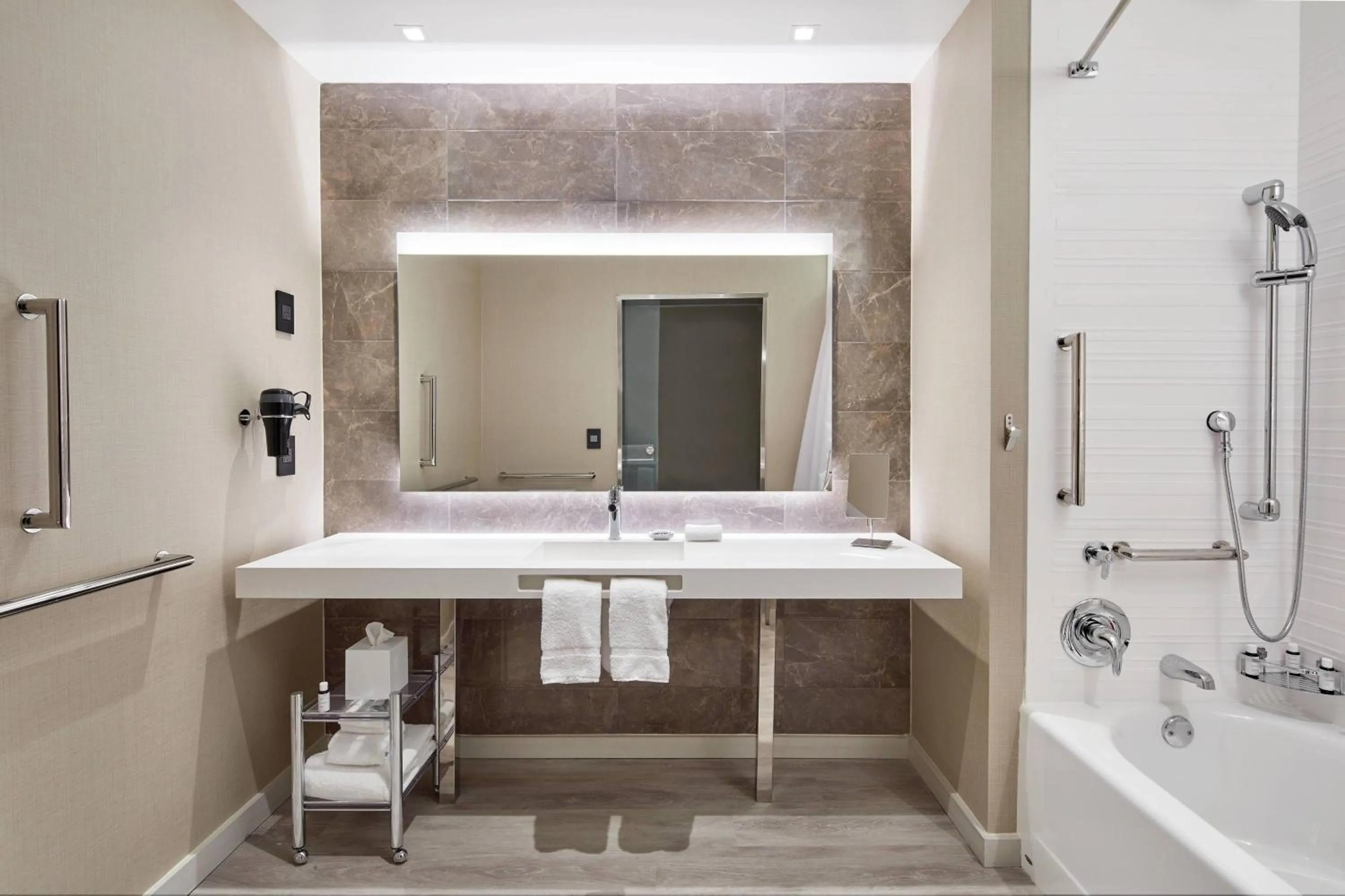 Bathroom in AC Hotel by Marriott Greenville