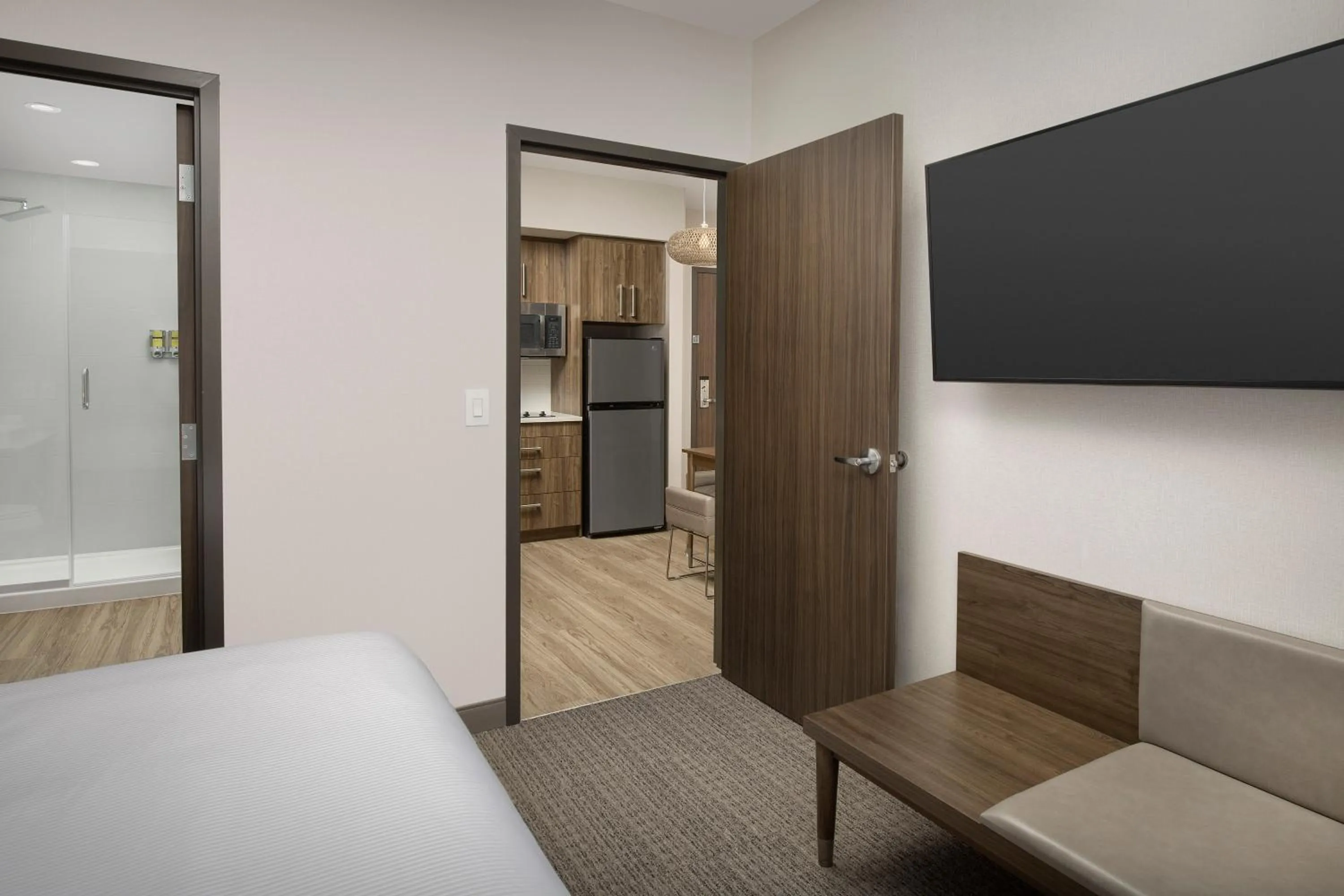 Bed in Element Seattle Sea-Tac Airport