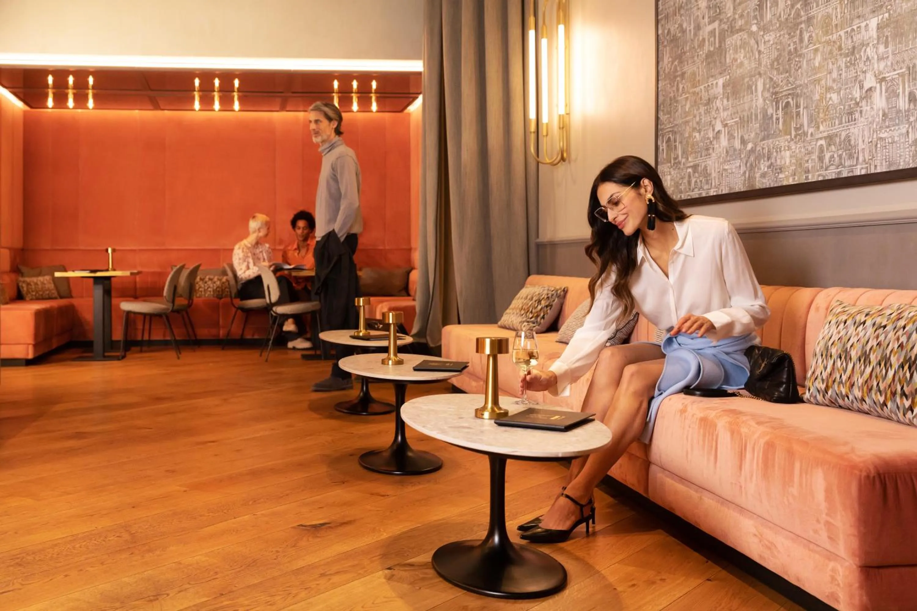 Seating area in MIANO Hotel & Bar