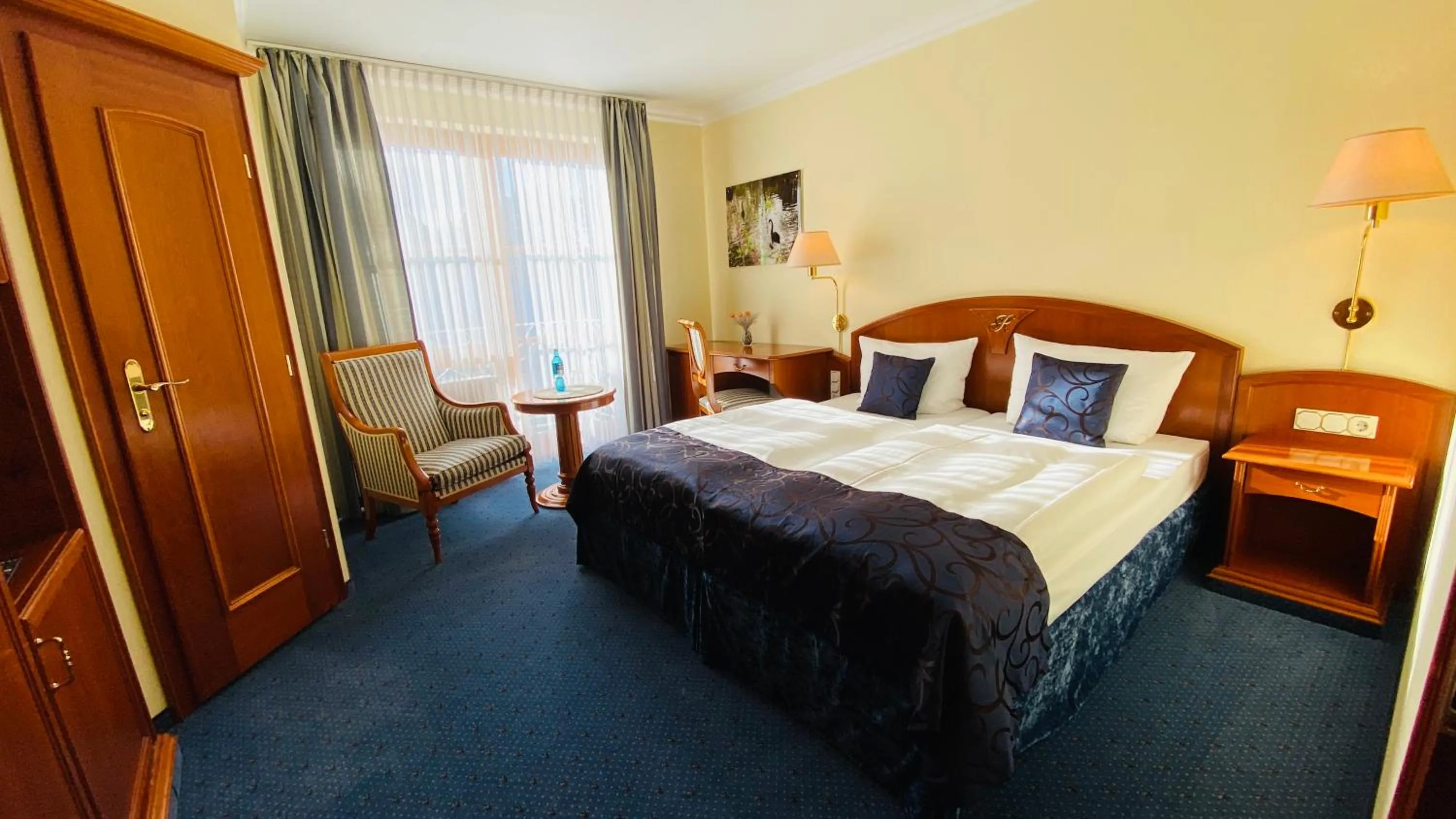 Bed in Residenz Seehotel Berlin Brandenburg