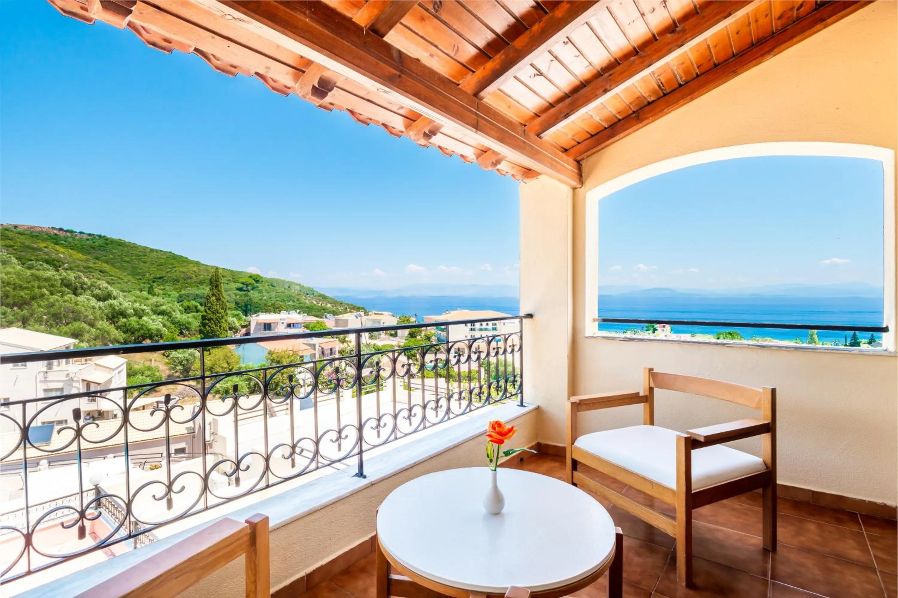 Balcony/Terrace in CORFU PELAGOS HOTEL