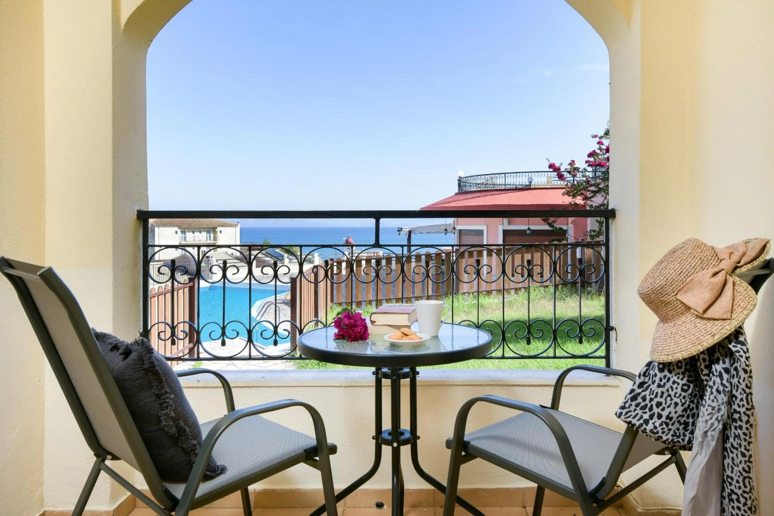 Balcony/Terrace in CORFU PELAGOS HOTEL
