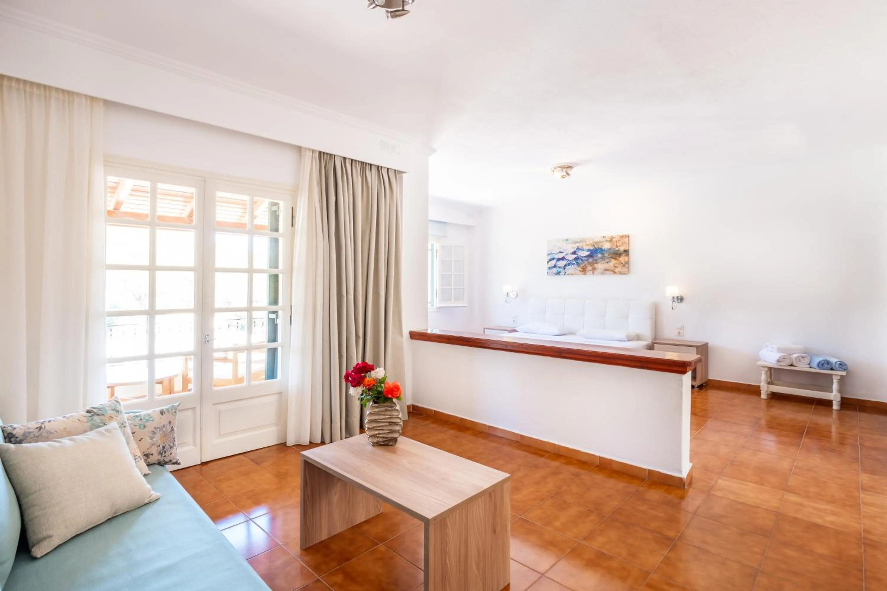 Living room in CORFU PELAGOS HOTEL