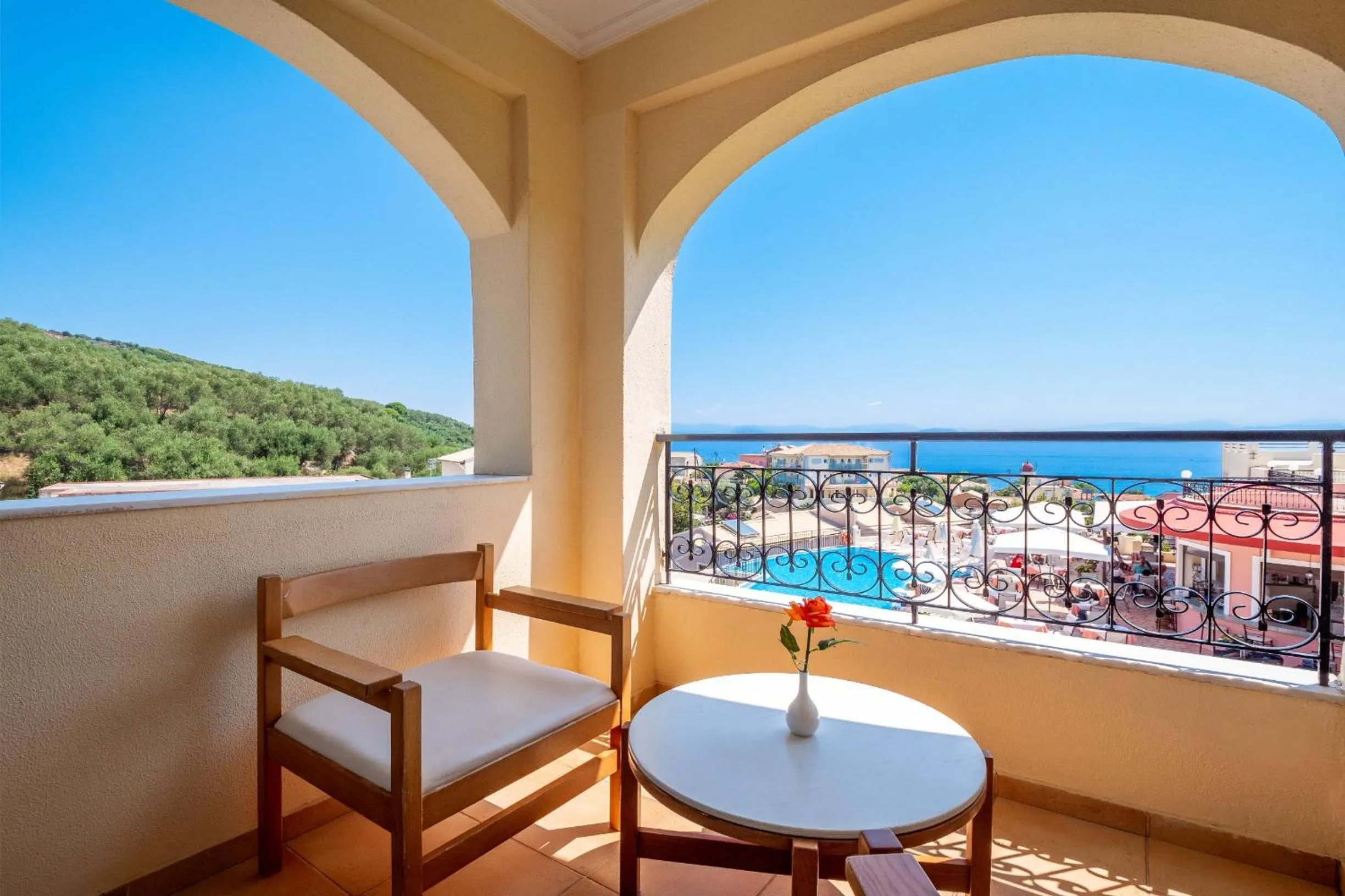 Balcony/Terrace in CORFU PELAGOS HOTEL