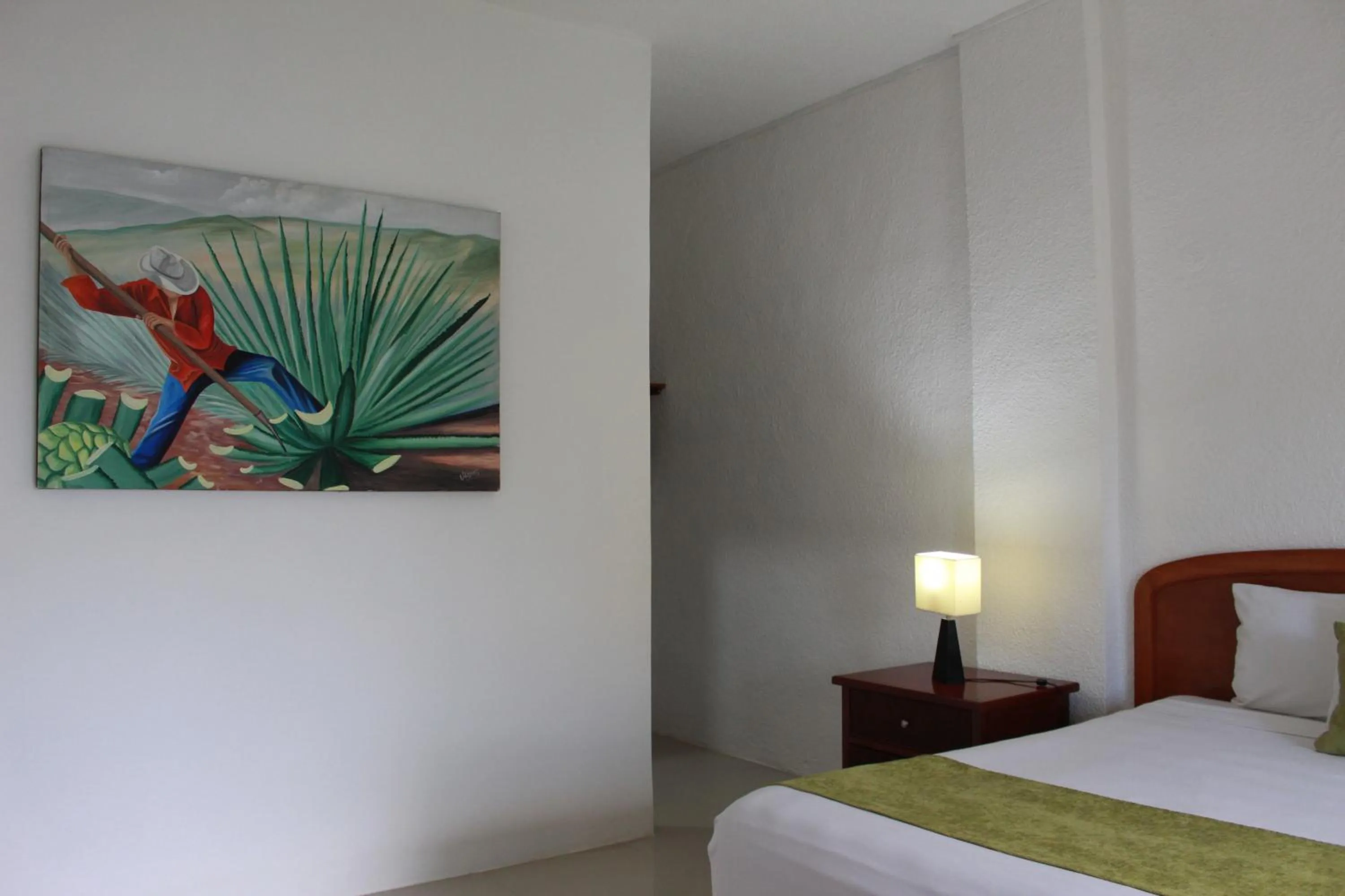 Decorative detail, Bed in Hotel Green 16