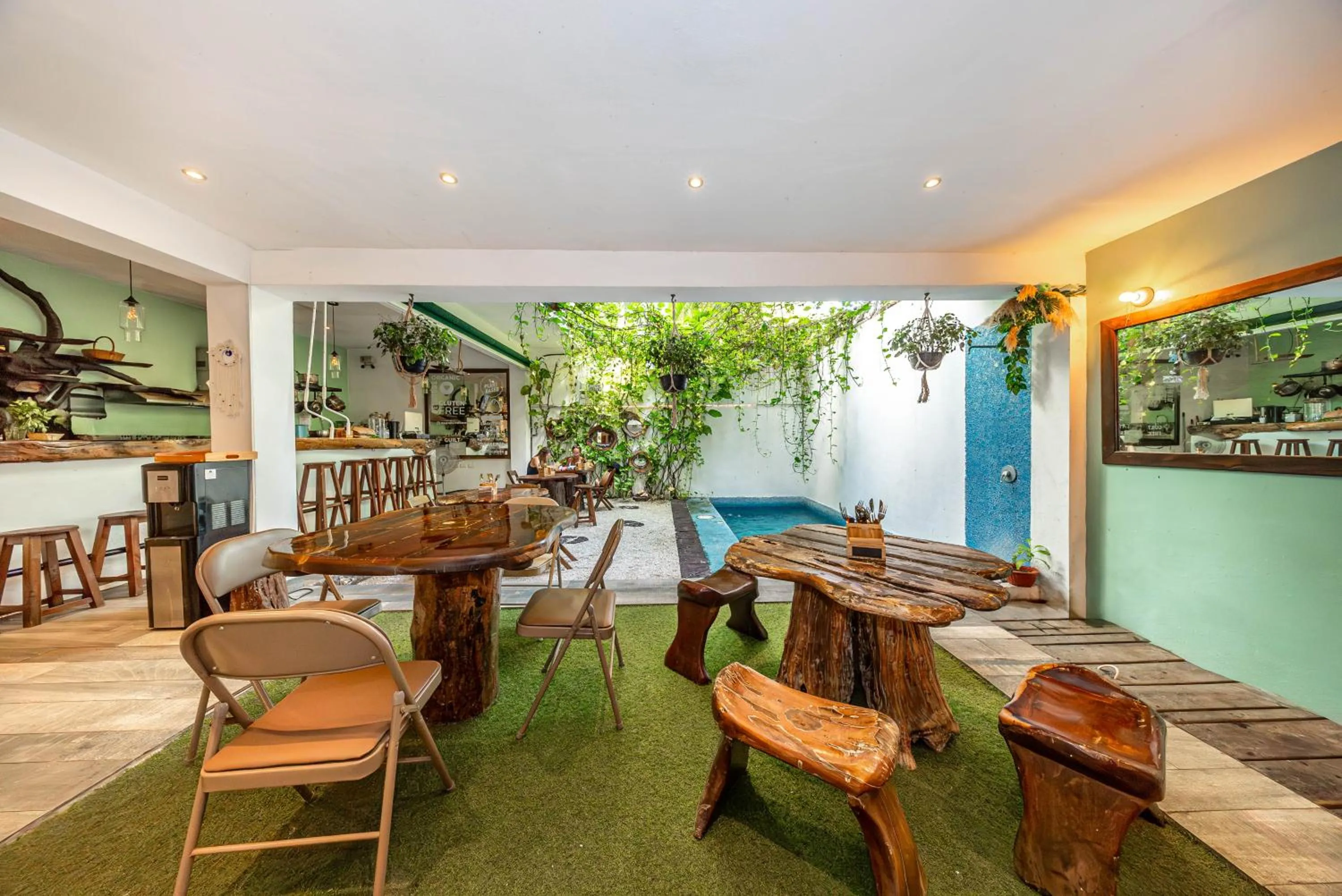 Patio in The Green Village Boutique Hotel