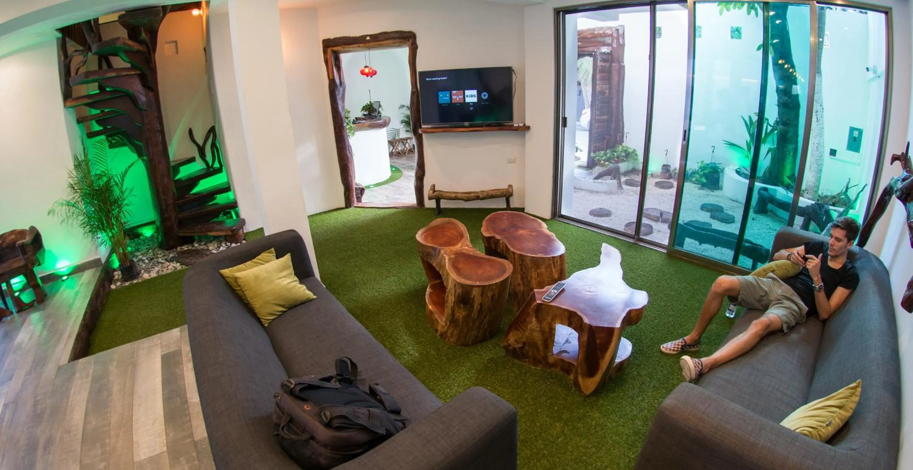 Living room in The Green Village Boutique Hotel