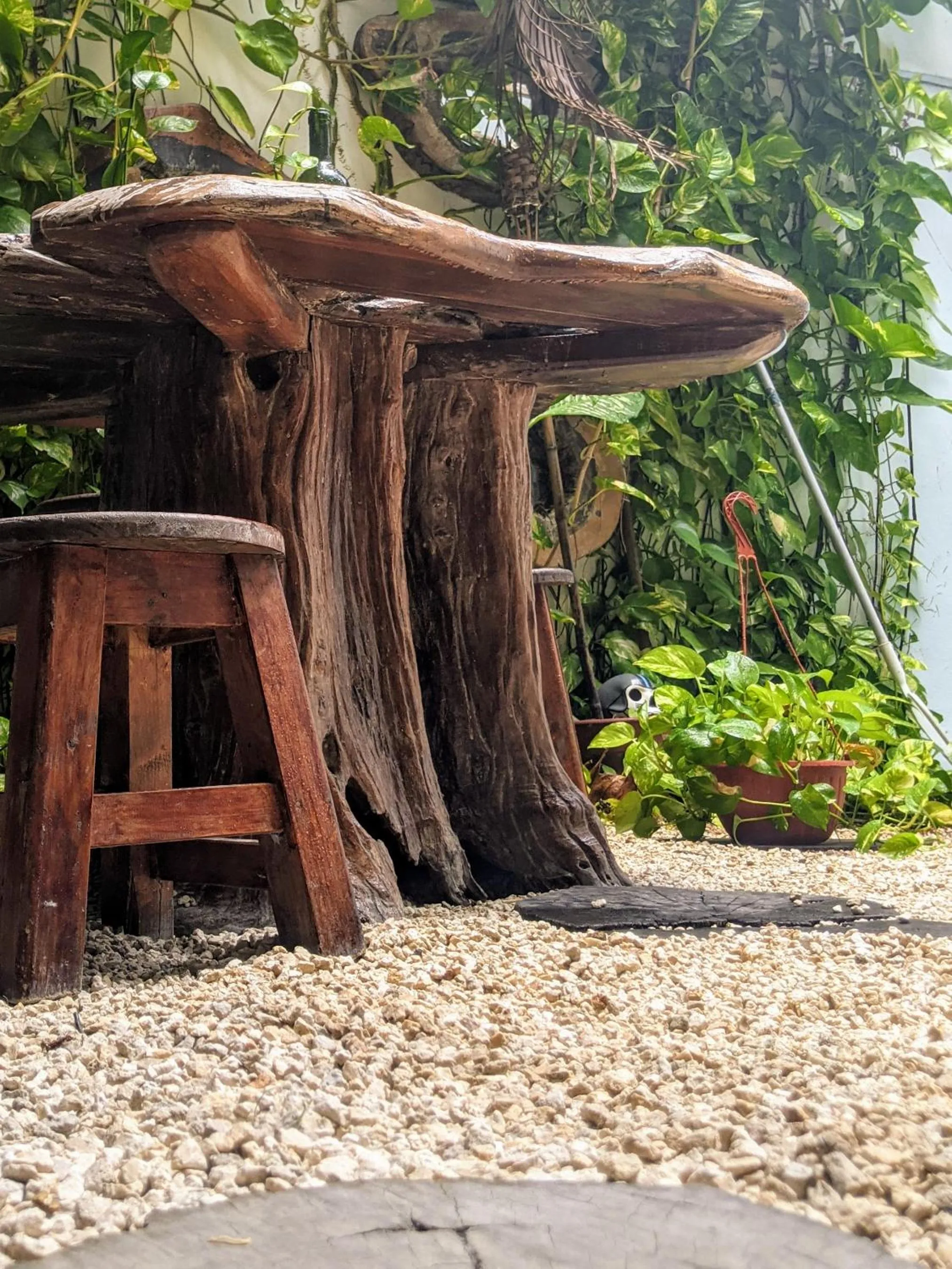 Patio in The Green Village Boutique Hotel