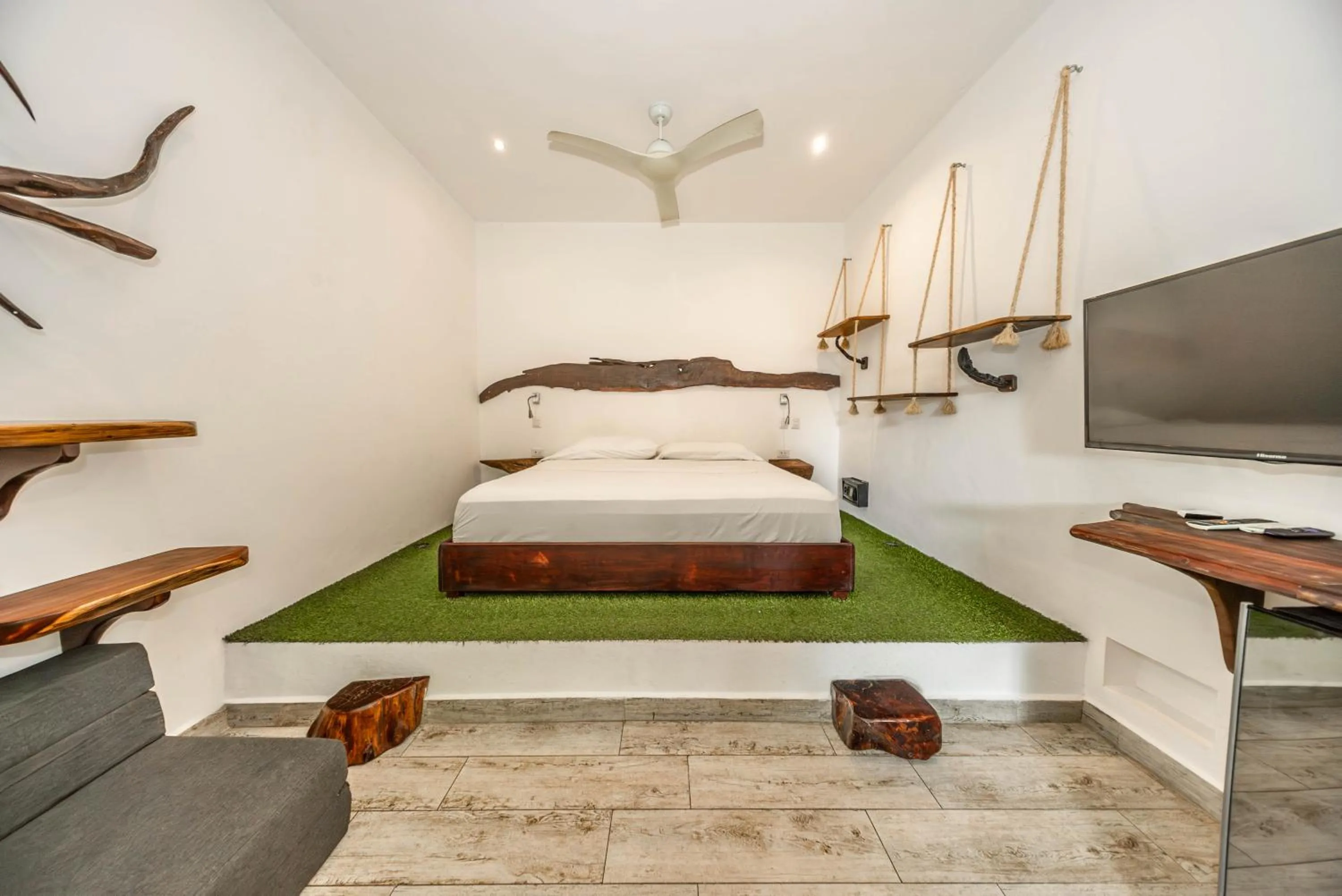 Bed in The Green Village Boutique Hotel