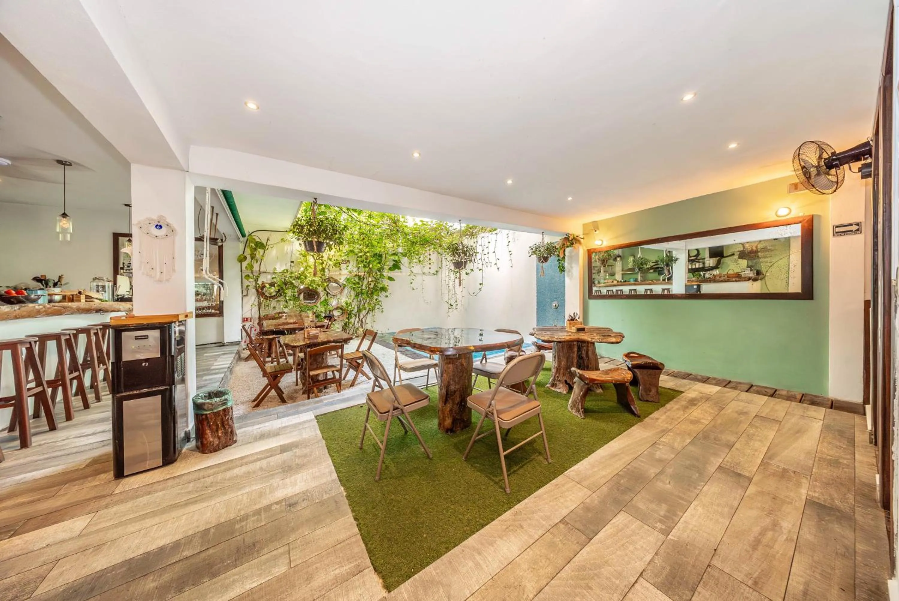 Patio in The Green Village Boutique Hotel