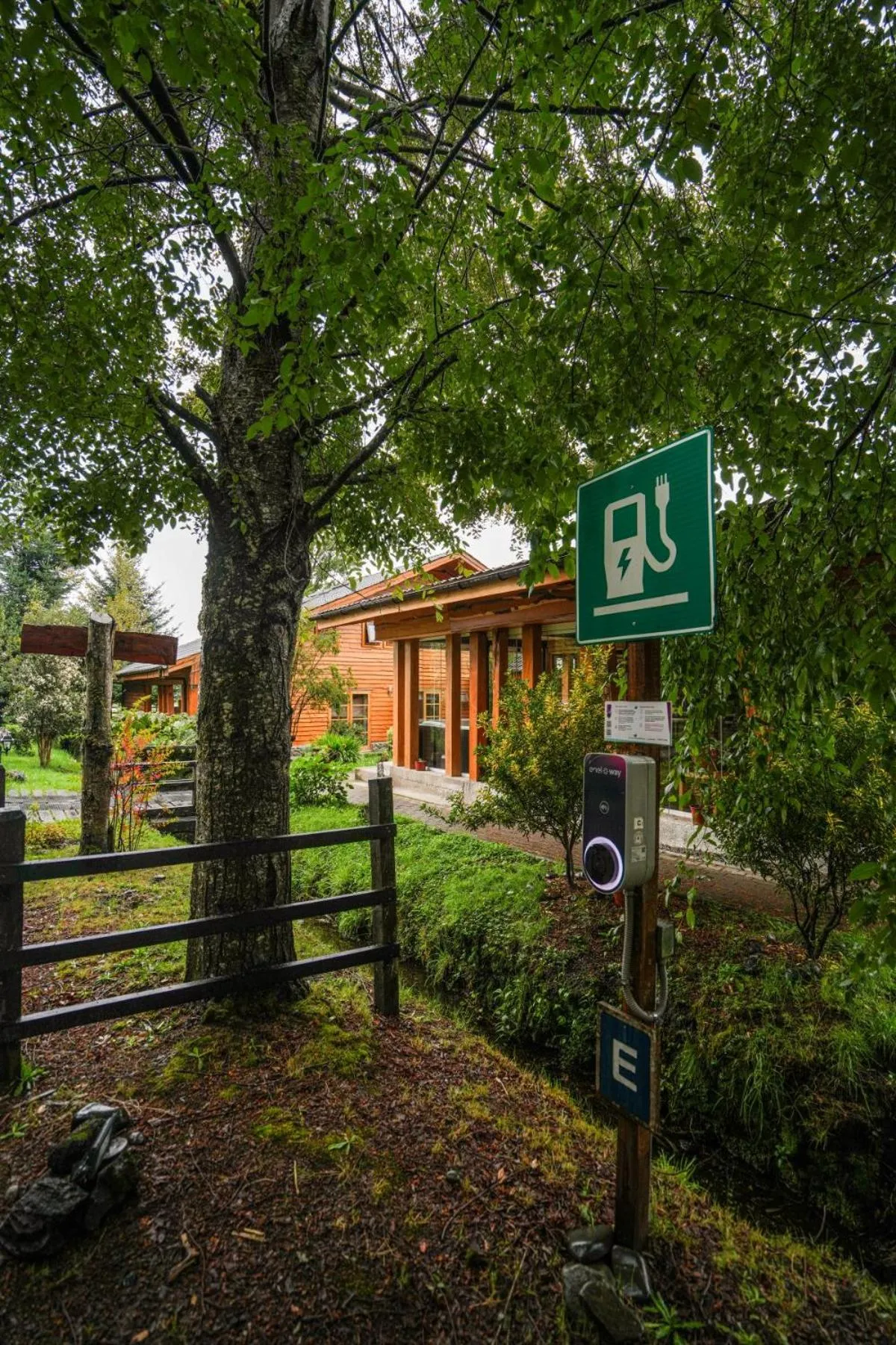 Garden view in Alto Melimoyu Hotel & Patagonia