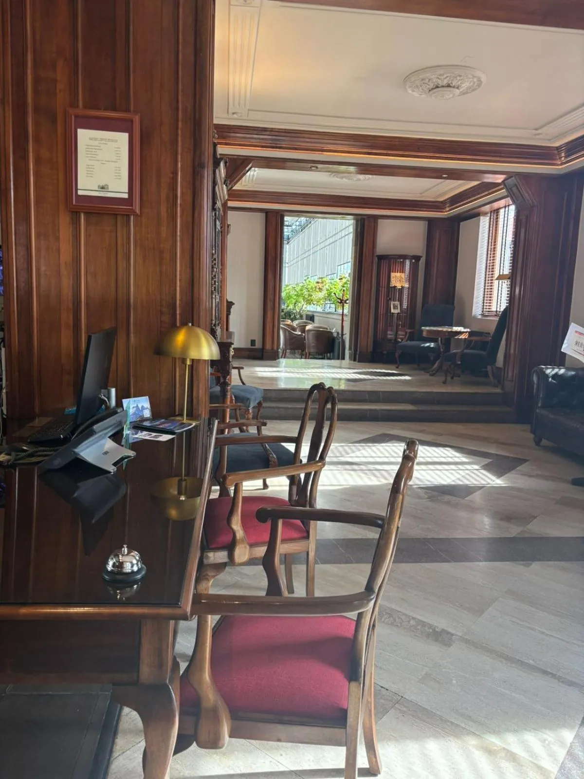 Lobby or reception in Hotel José Nogueira