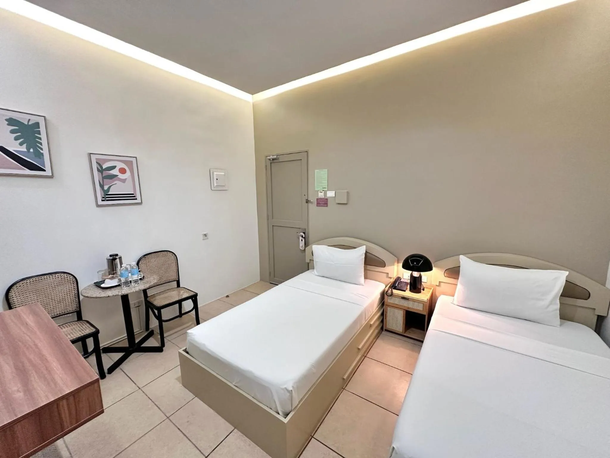 Bed in Hotel Nicanor