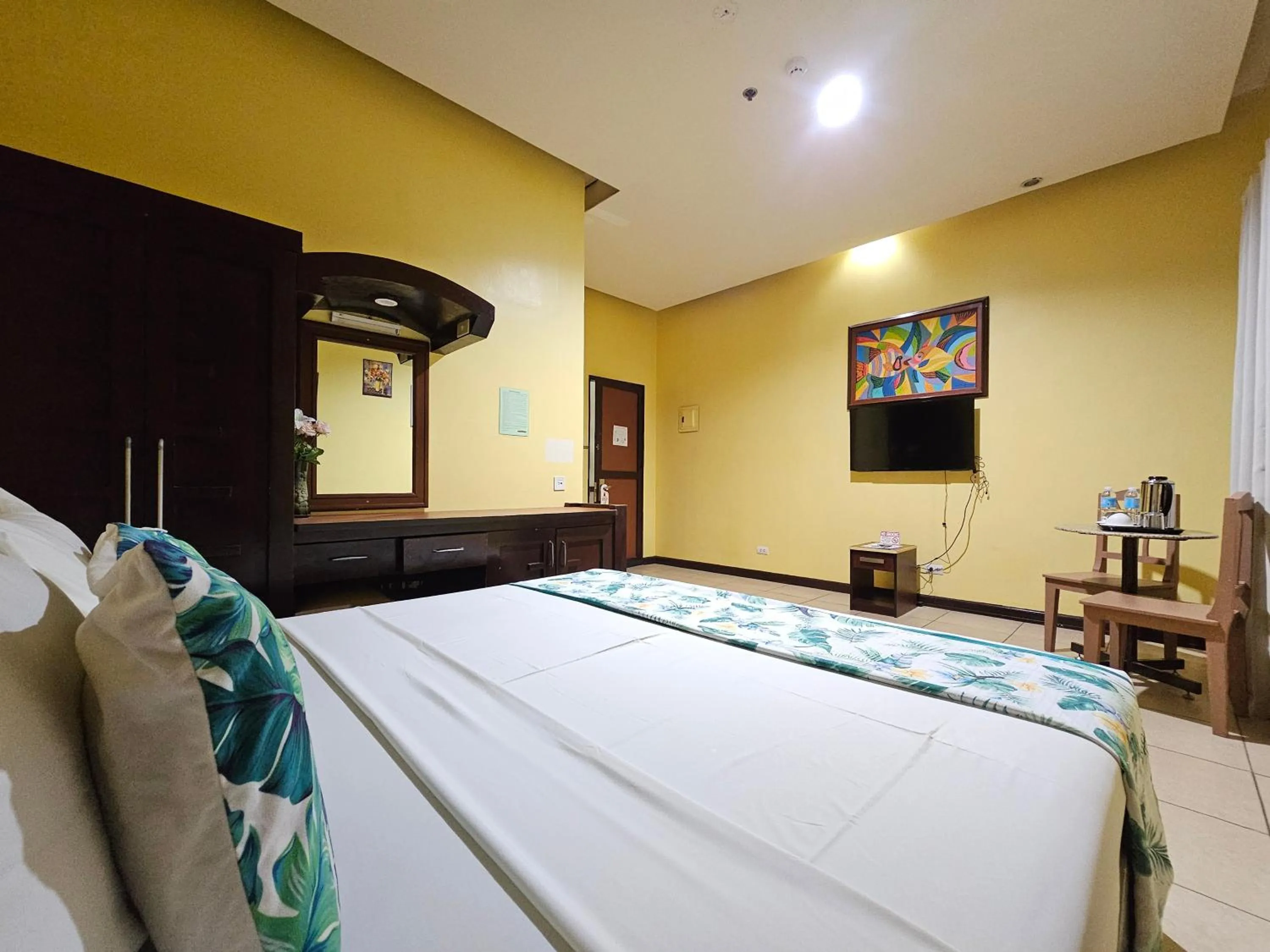 Bed in Hotel Nicanor