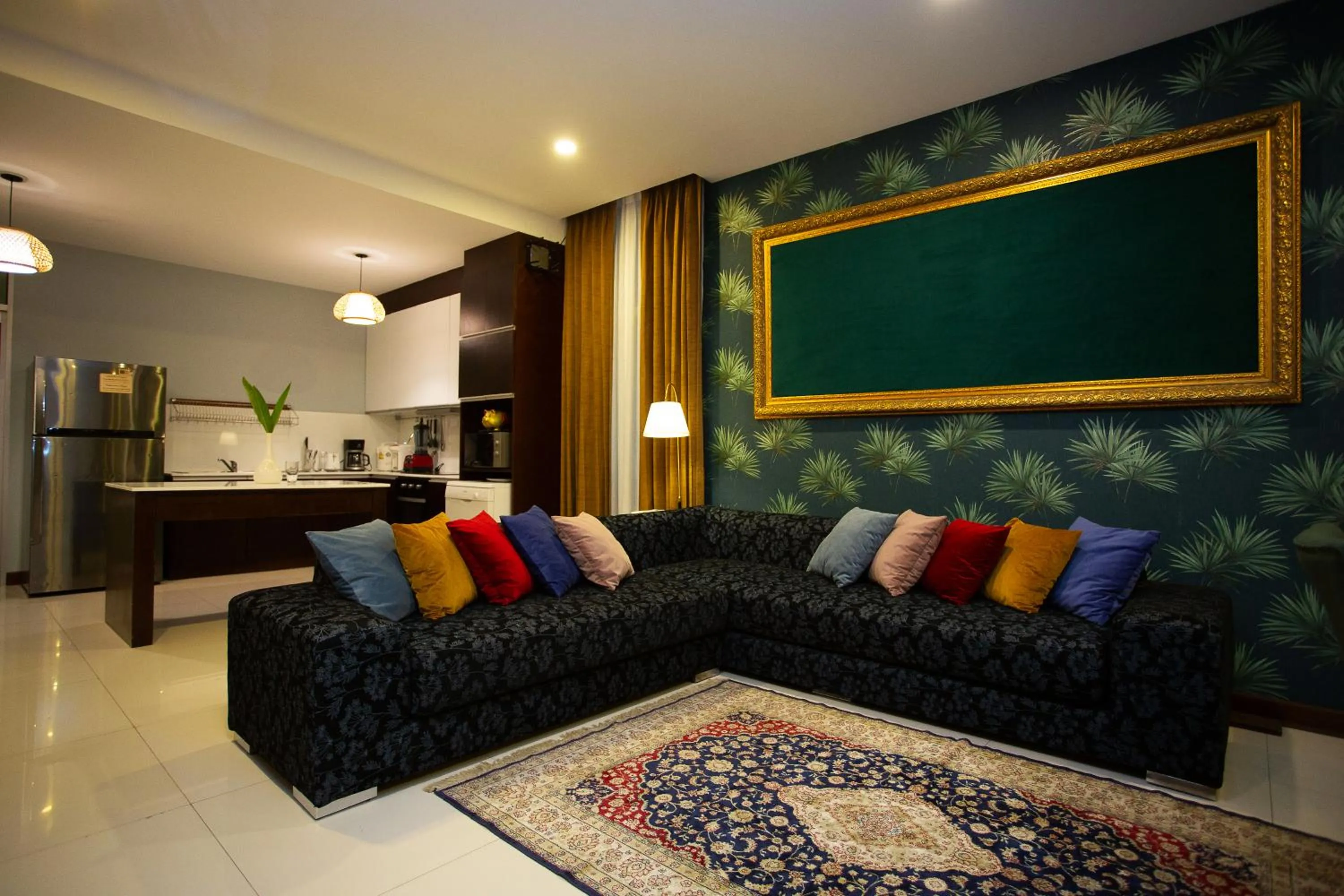 Kitchen or kitchenette in Nagawari Art Maldives BBQ Pattaya Villa