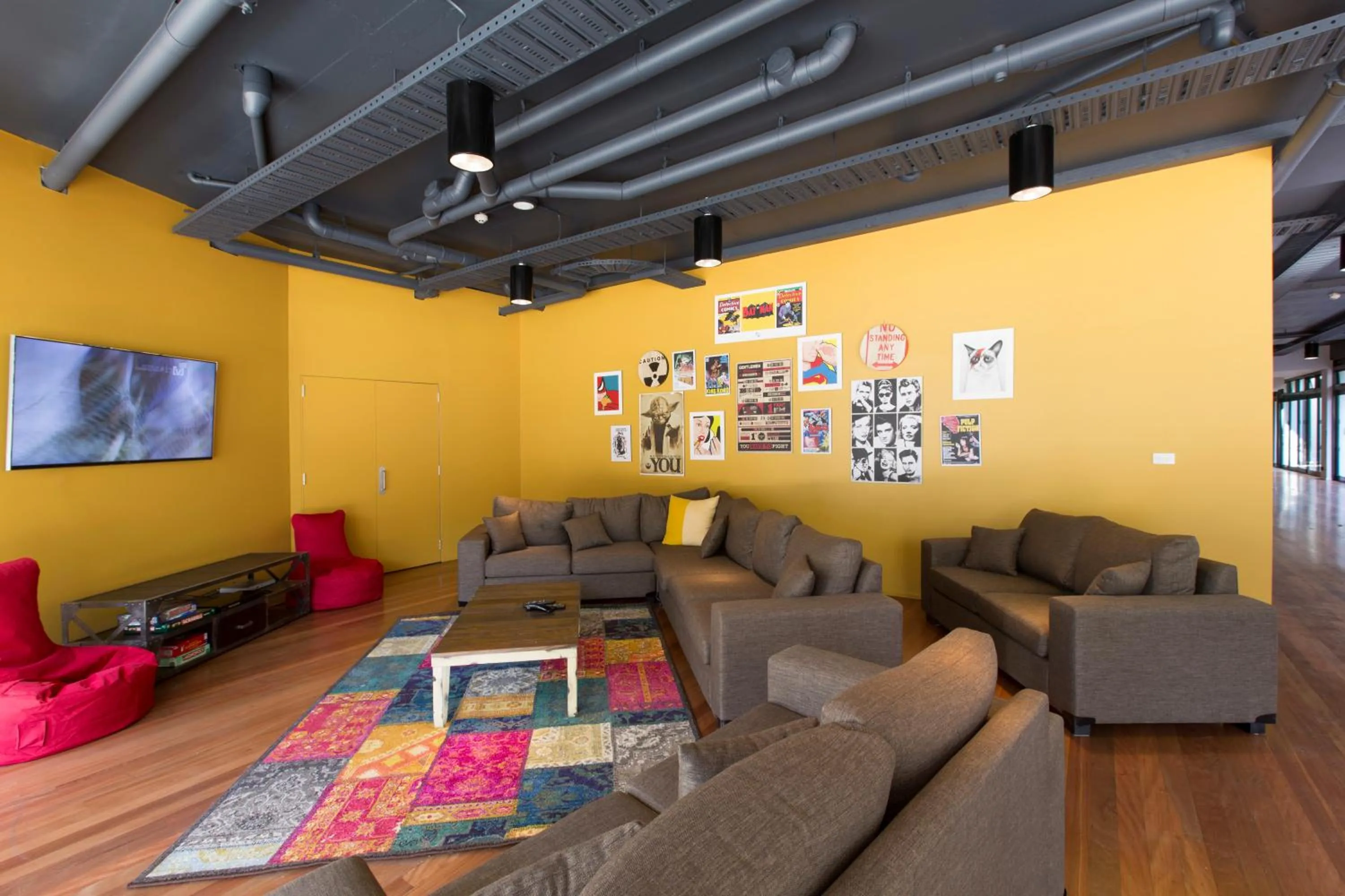 Communal lounge/ TV room, Seating Area in Sydney University Village