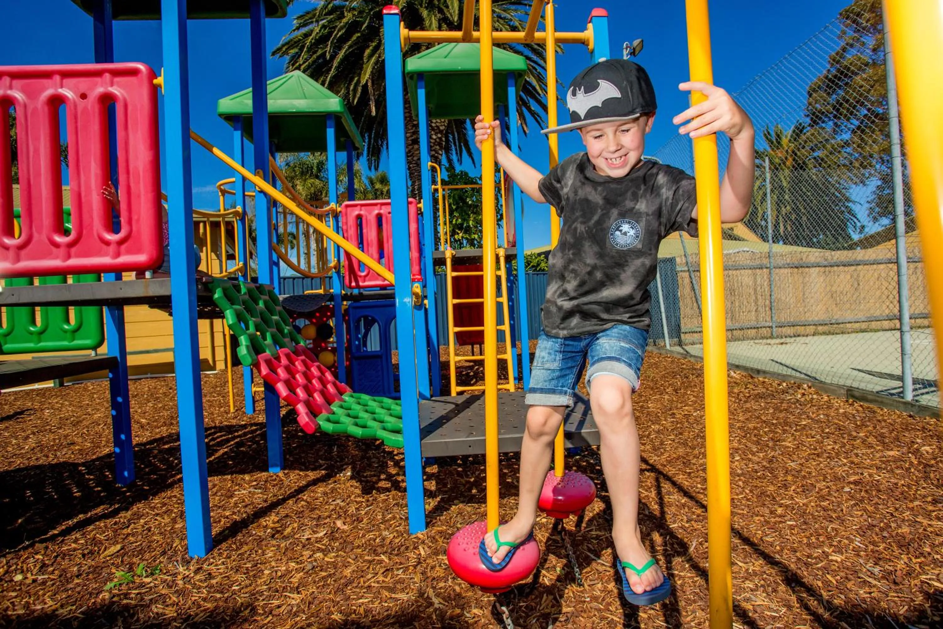 Children play ground in BIG4 Whiters Holiday Village