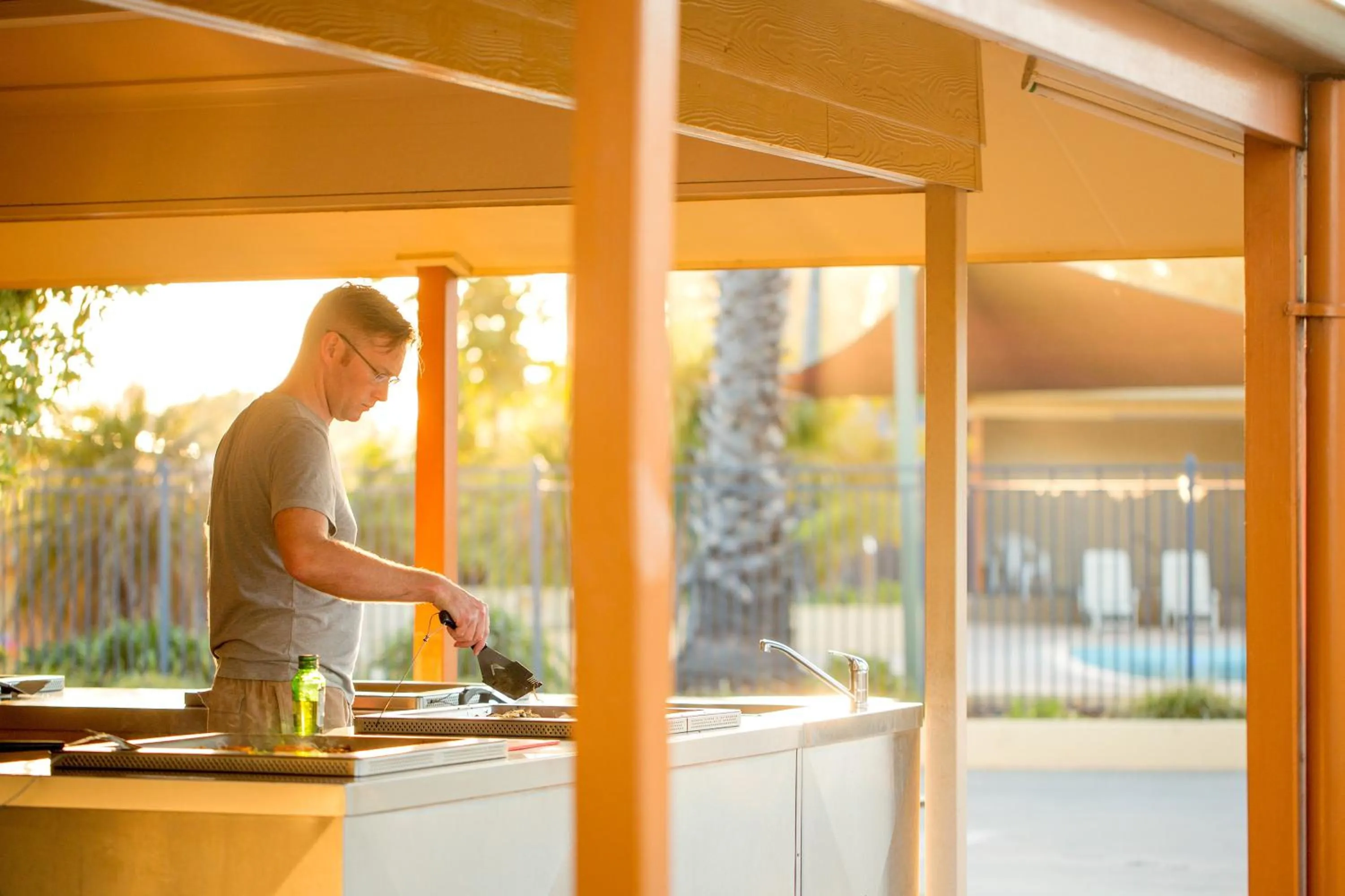 BBQ facilities in BIG4 Whiters Holiday Village
