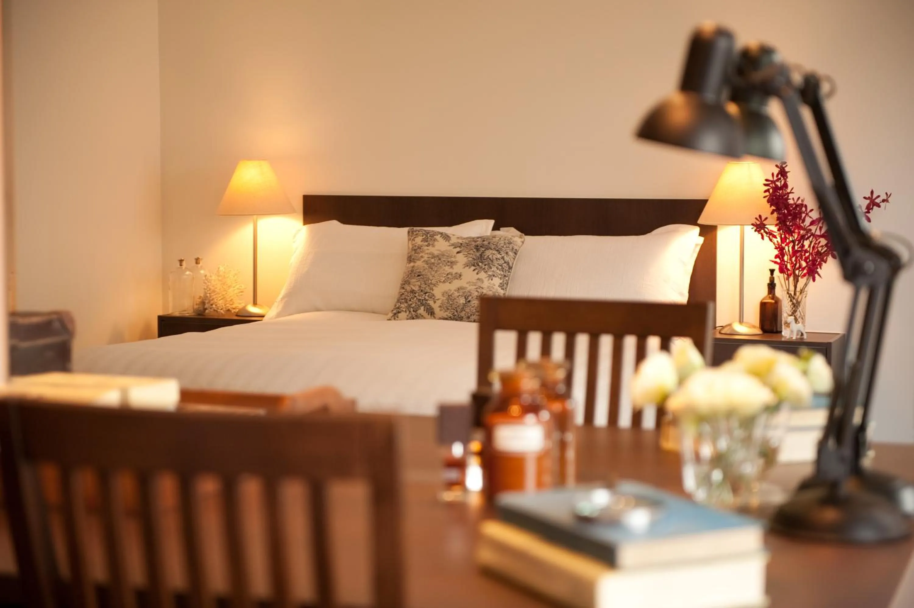 Bedroom, Bed in The Moorings at Metung