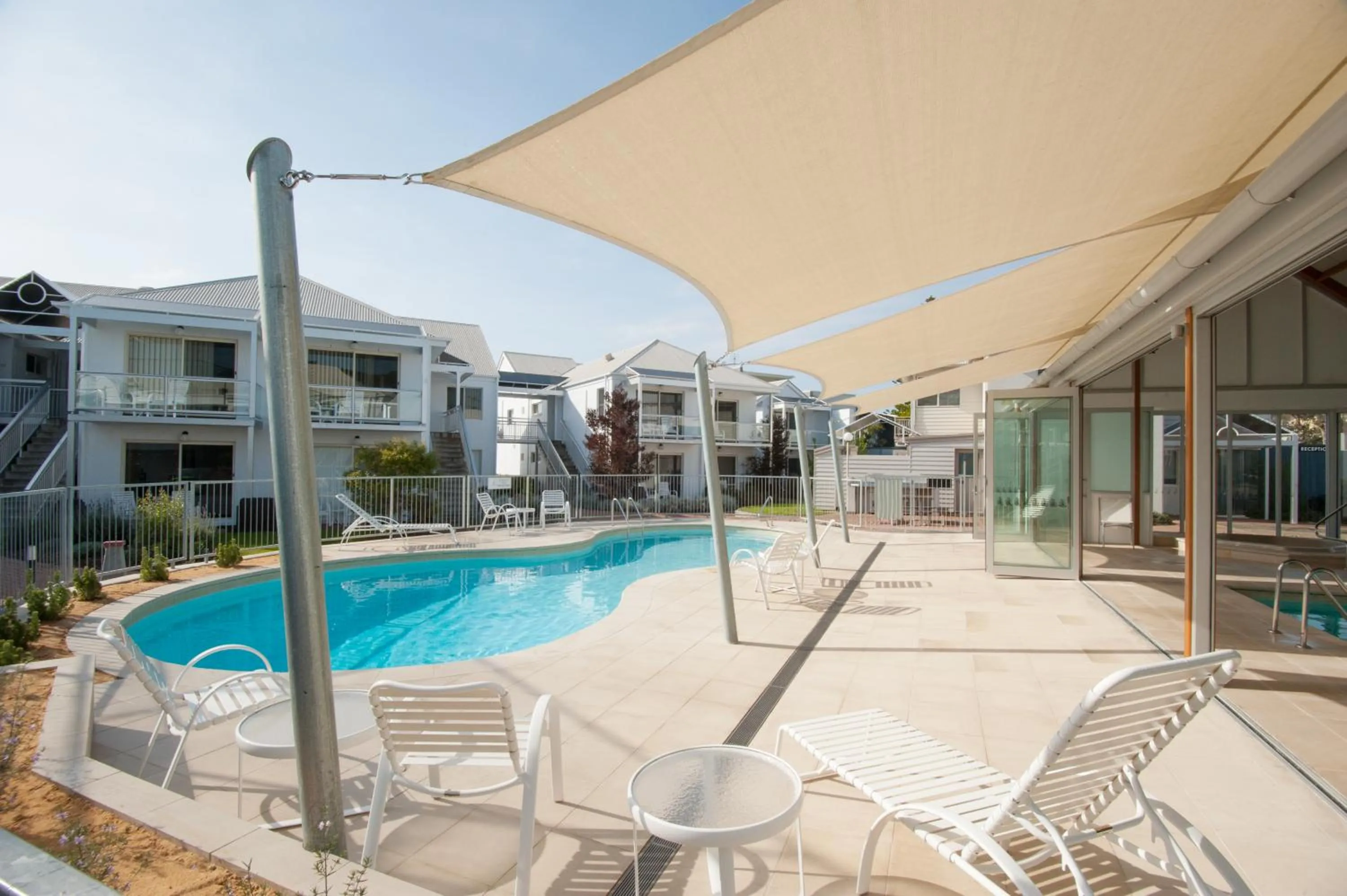 Swimming pool in The Moorings at Metung