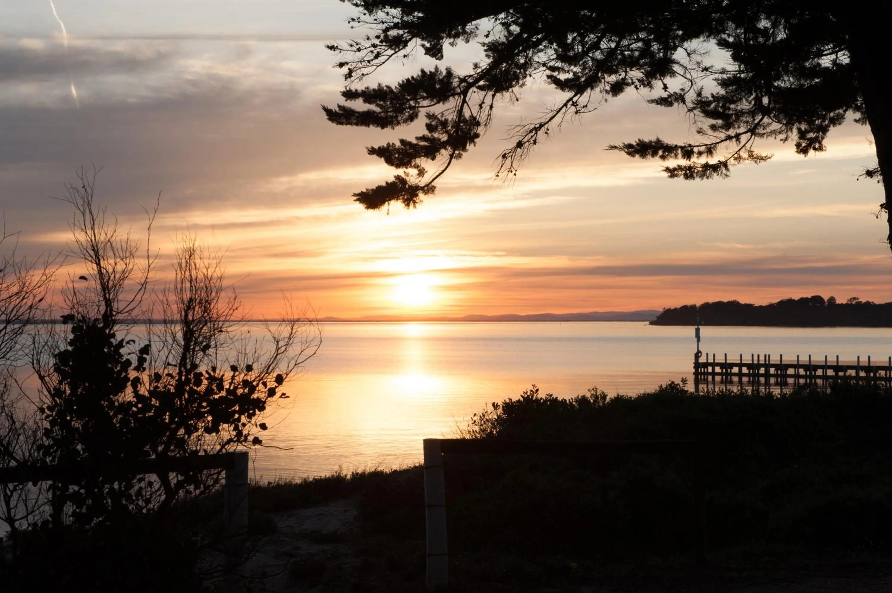 Winter in The Moorings at Metung