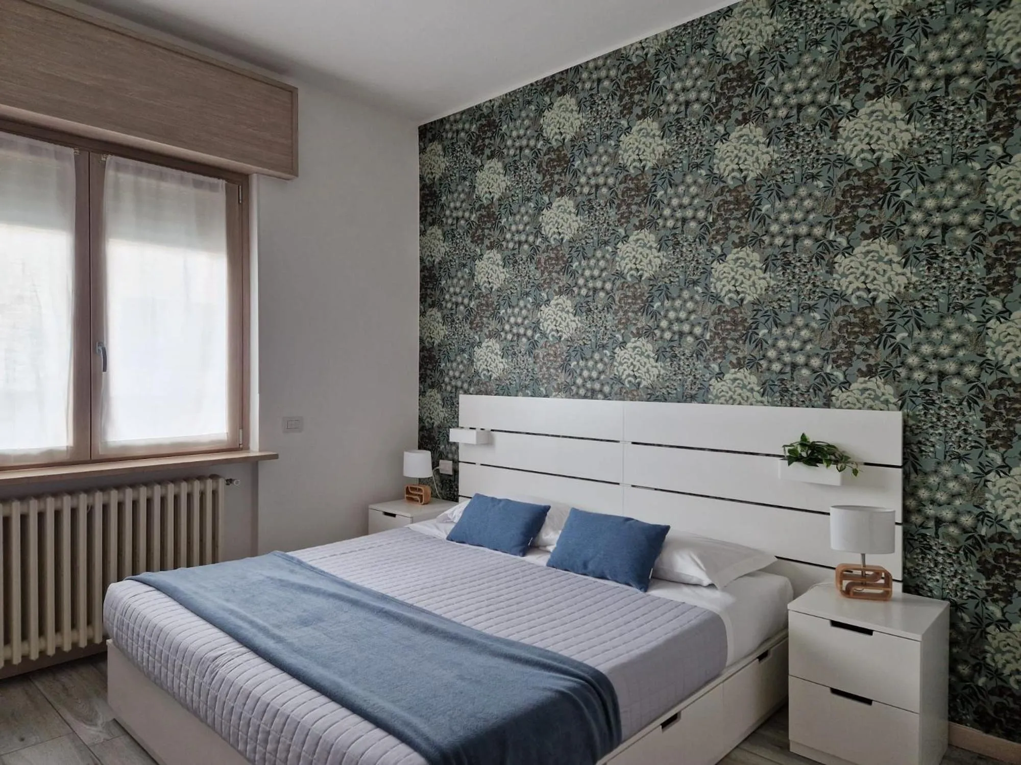 Bedroom, Bed in BGY Airport House Grassobbio