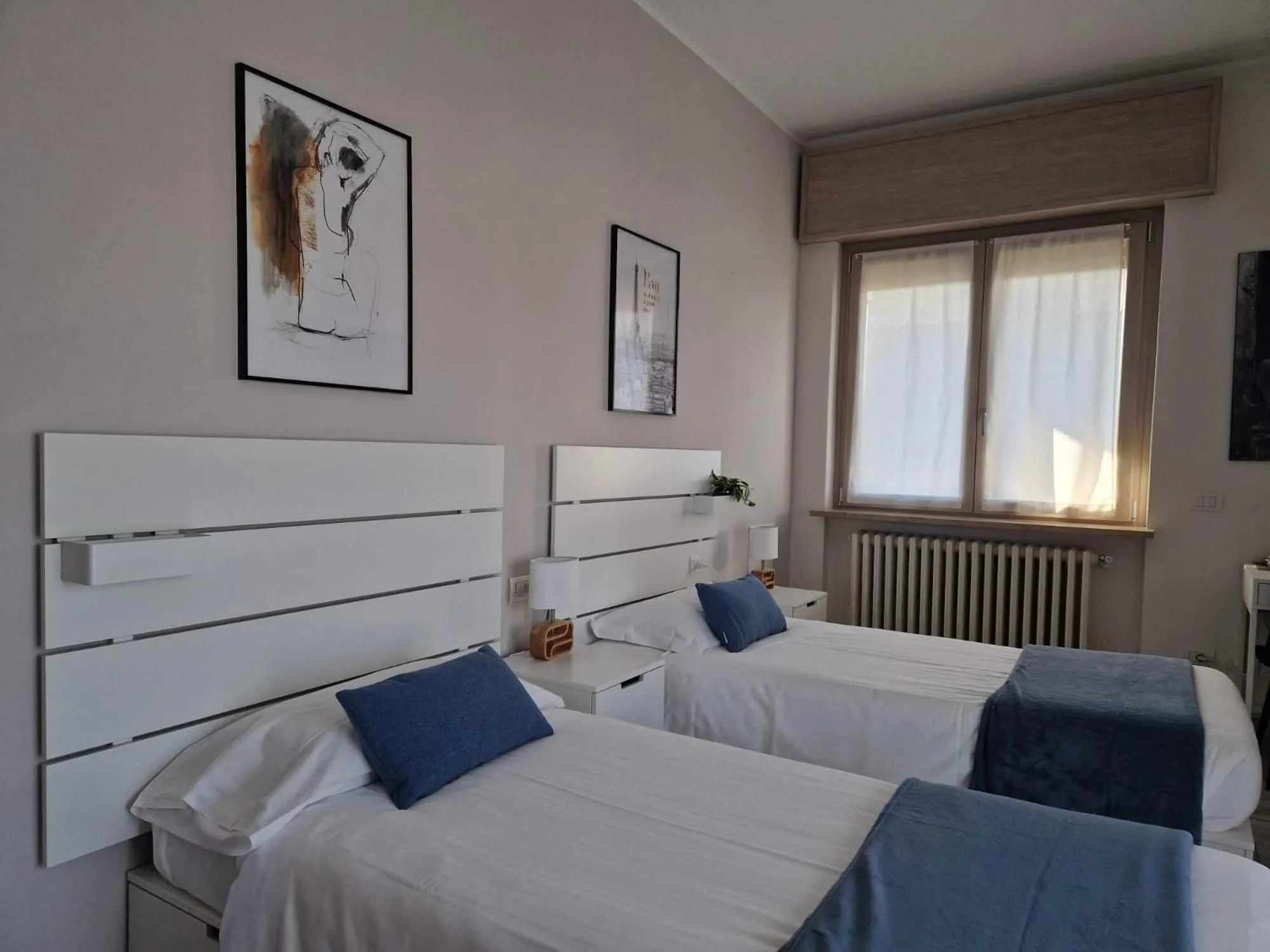 Bedroom, Bed in BGY Airport House Grassobbio