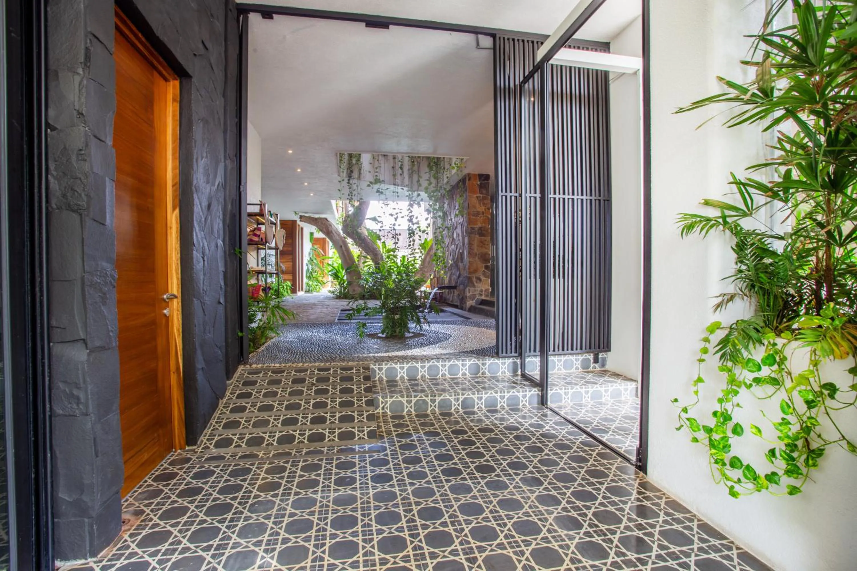 Facade/entrance in Agua de Luna Hotel Boutique, San Pancho Nayarit