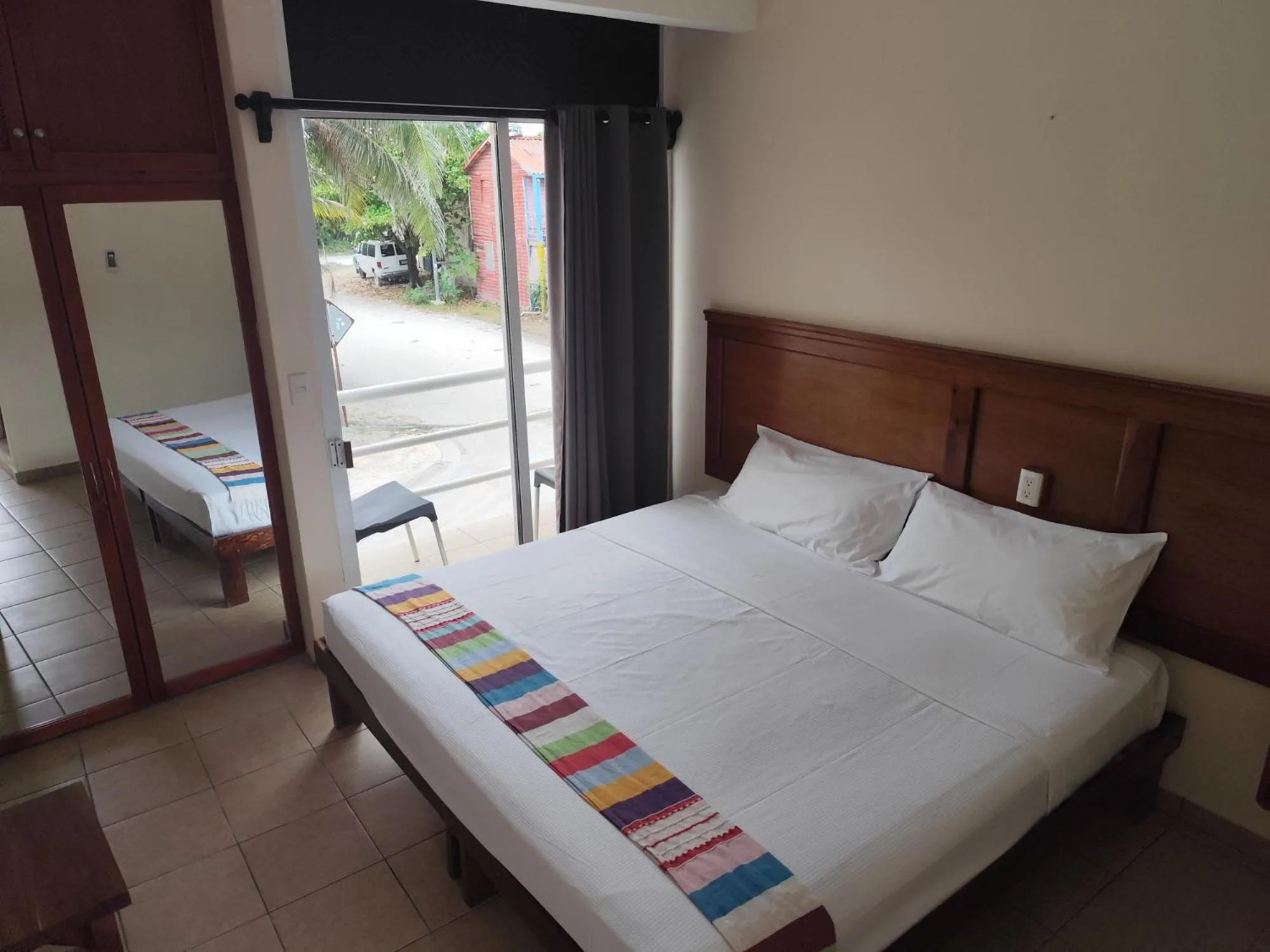 Bed in Hotel Machos Mahahual