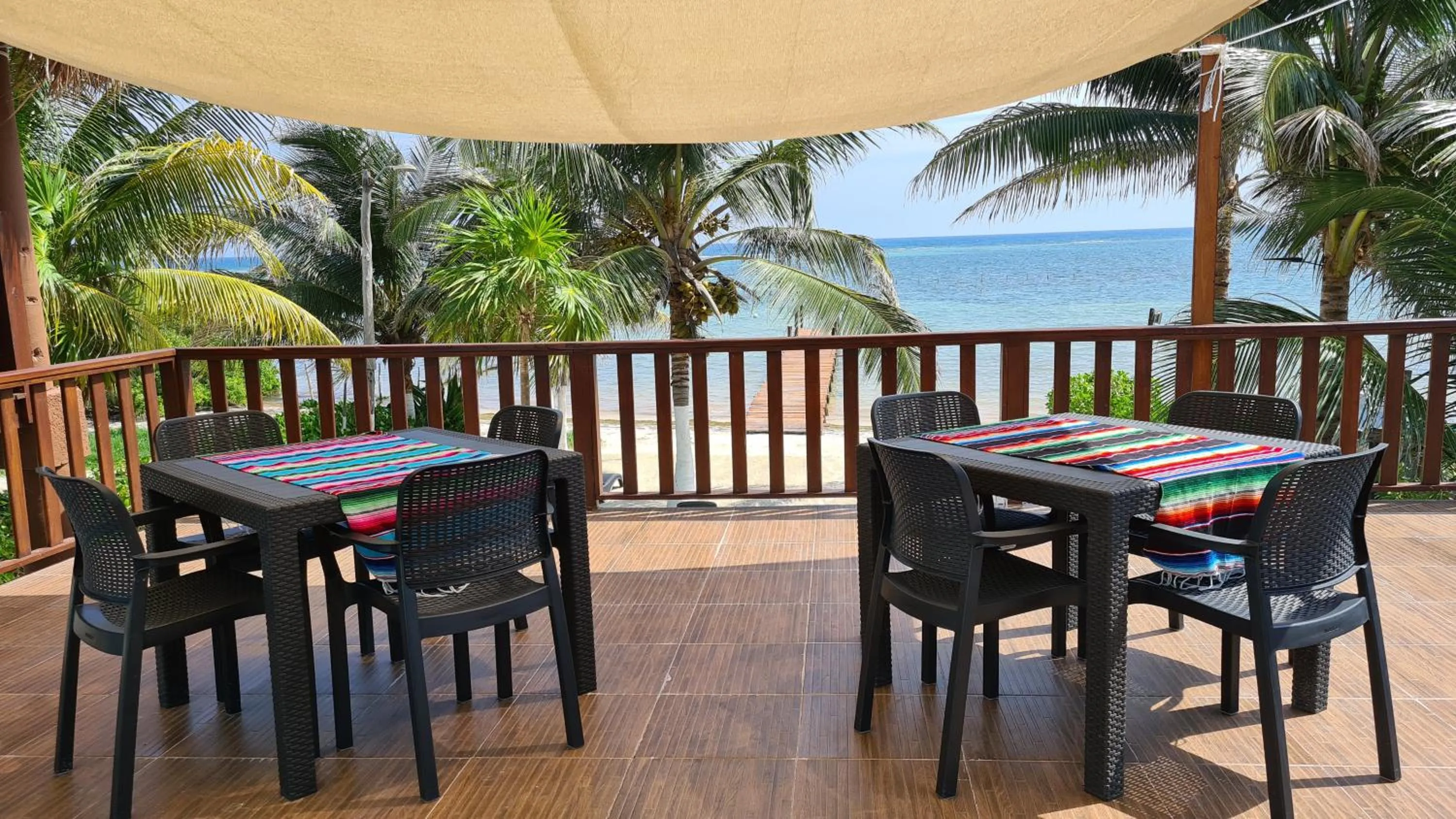 Balcony/Terrace in Hotel Machos Mahahual