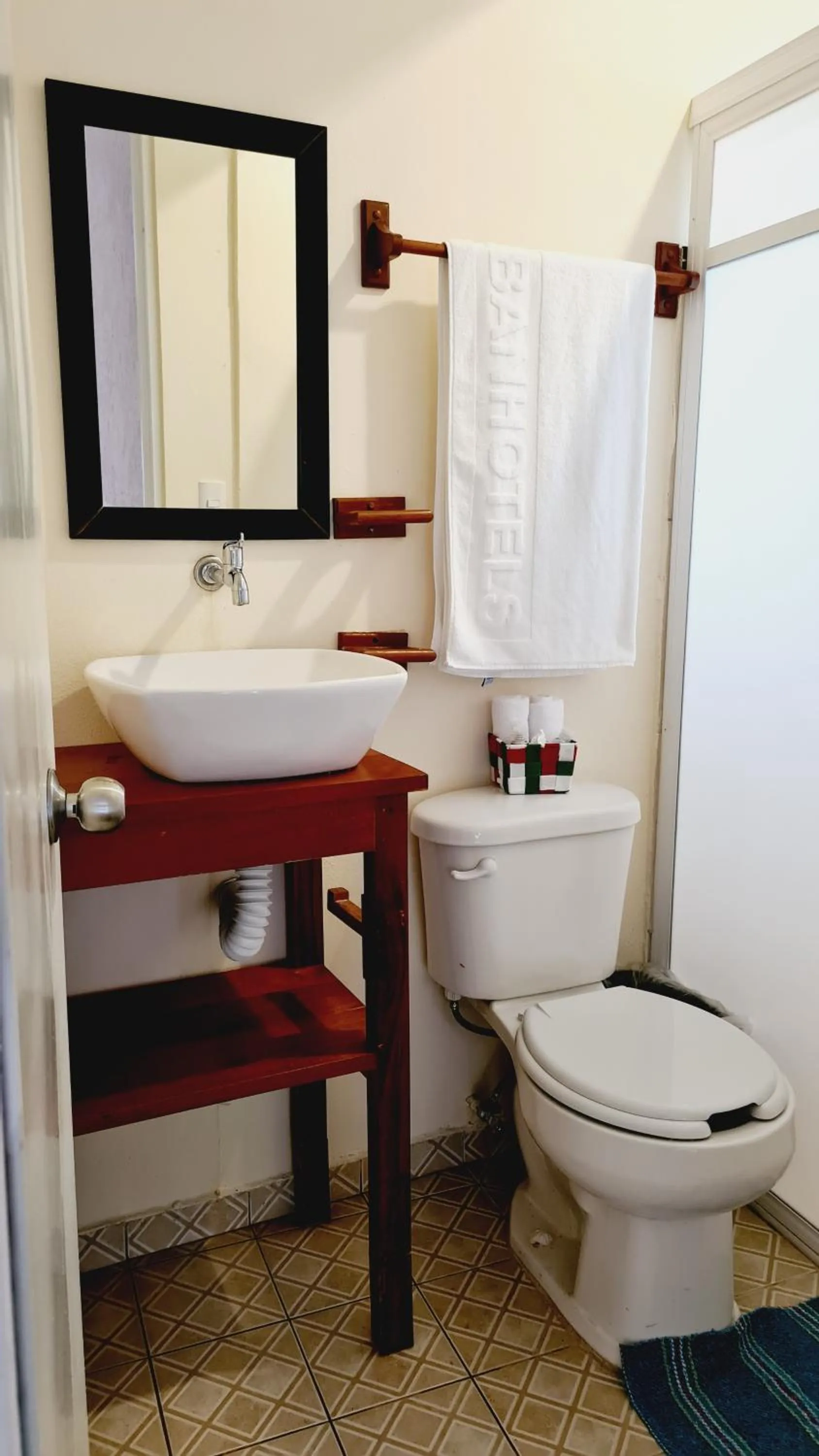 Bathroom in Hotel Machos Mahahual