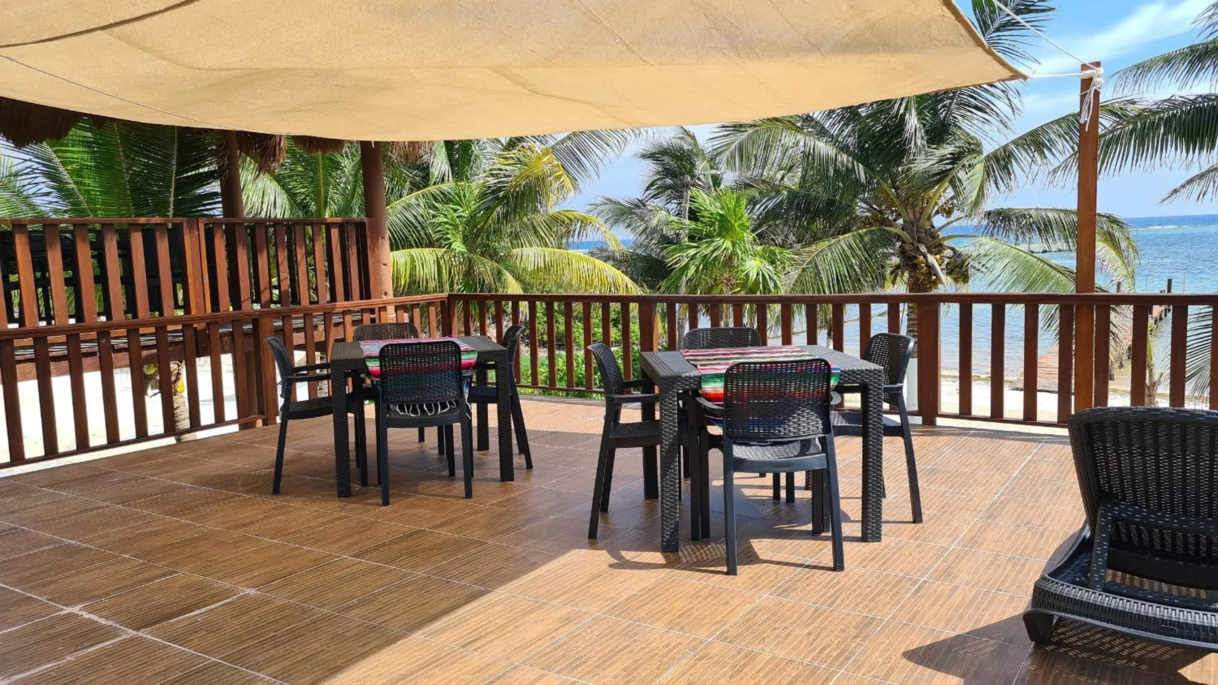 Balcony/Terrace in Hotel Machos Mahahual