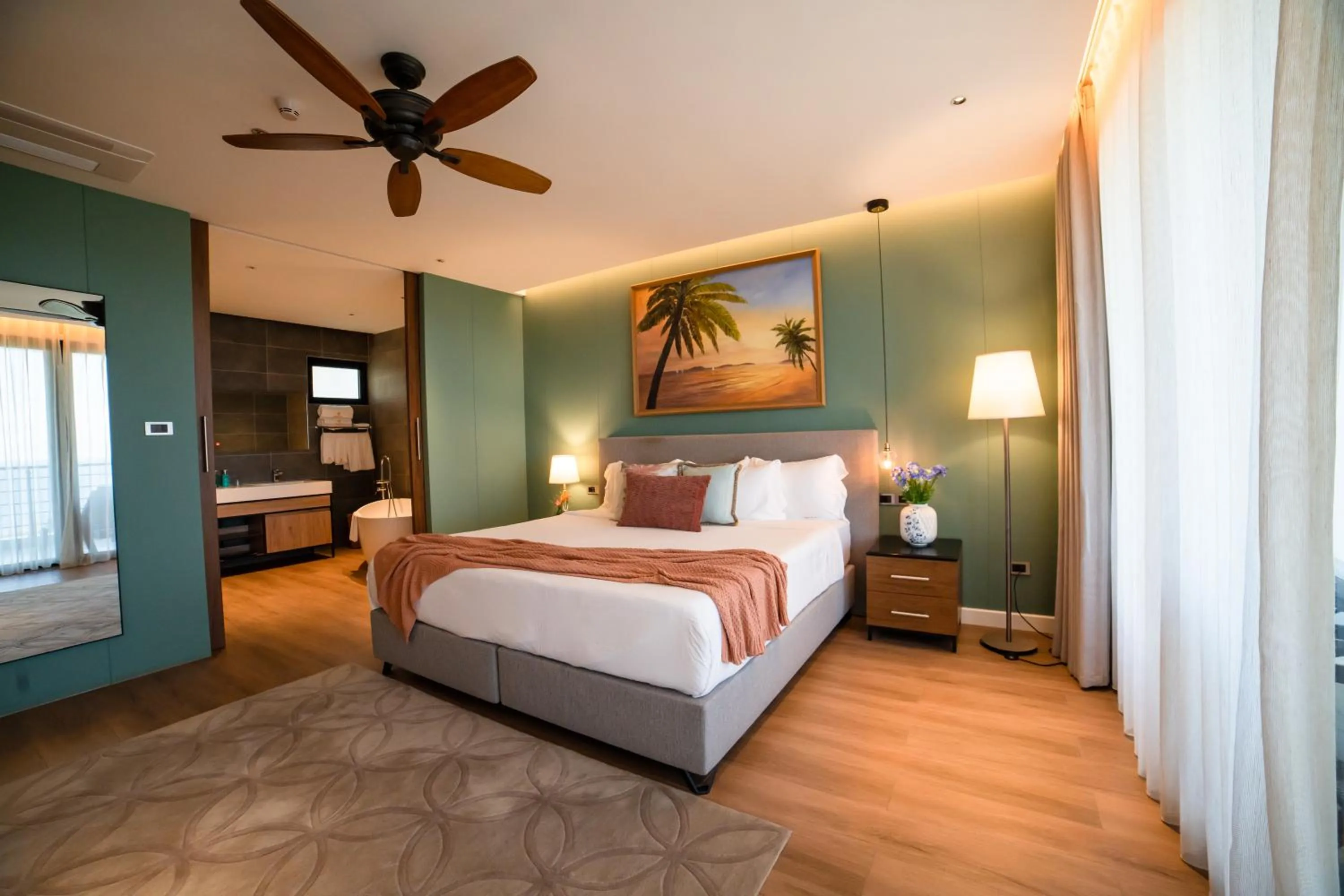 Bedroom, Bed in Golden Rock Dive and Nature Resort