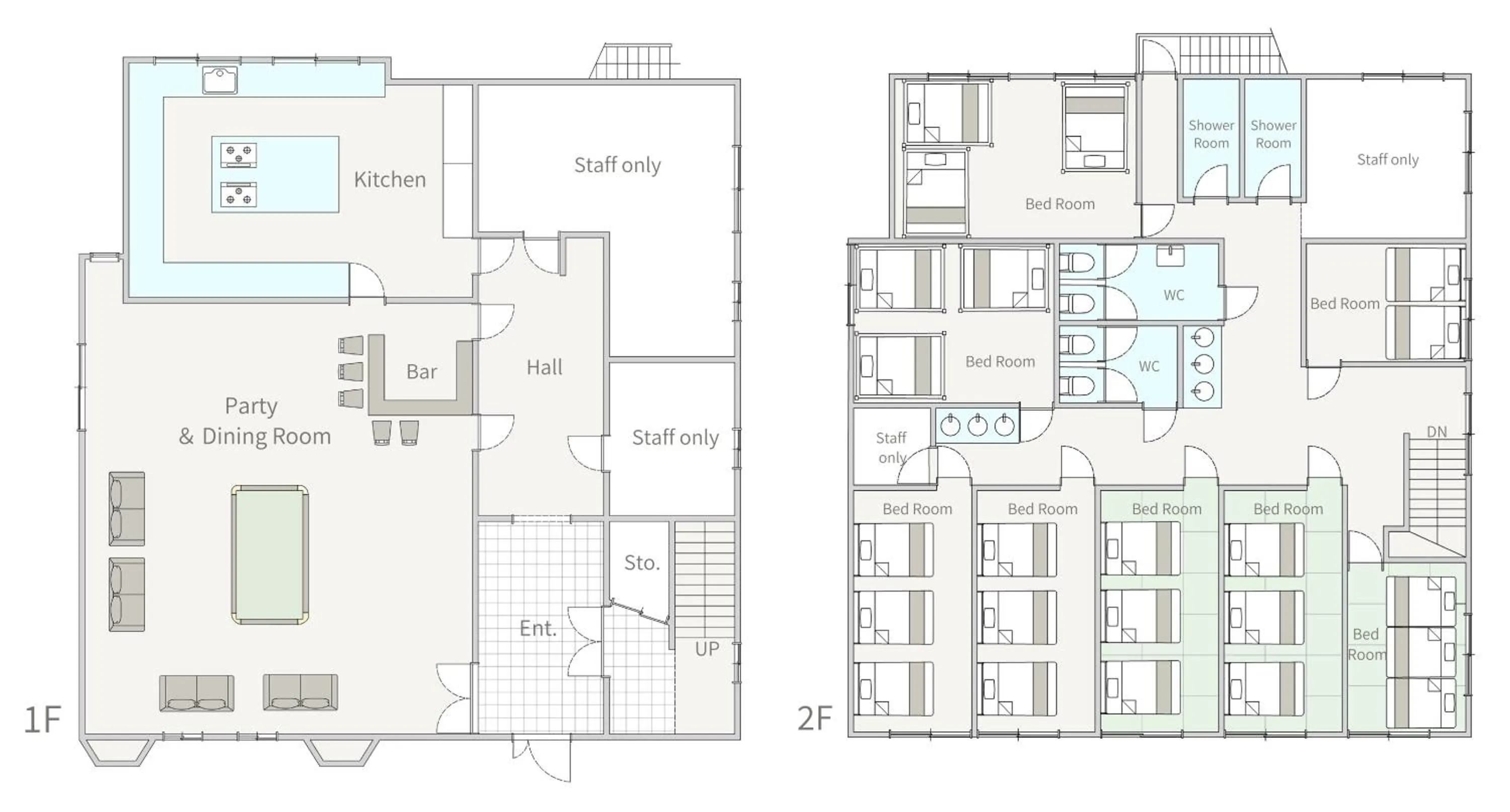 Floor plan in ザホテル湯沢スターダスト