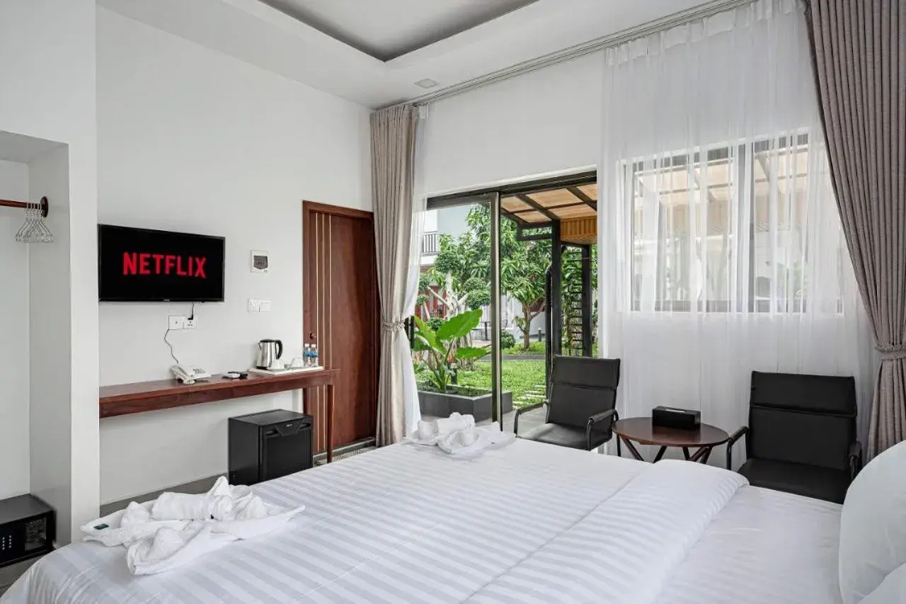 Double Room with Garden View in Sandy Residence Sihanoukville Double Room with Garden View in Sandy Residence Sihanoukville