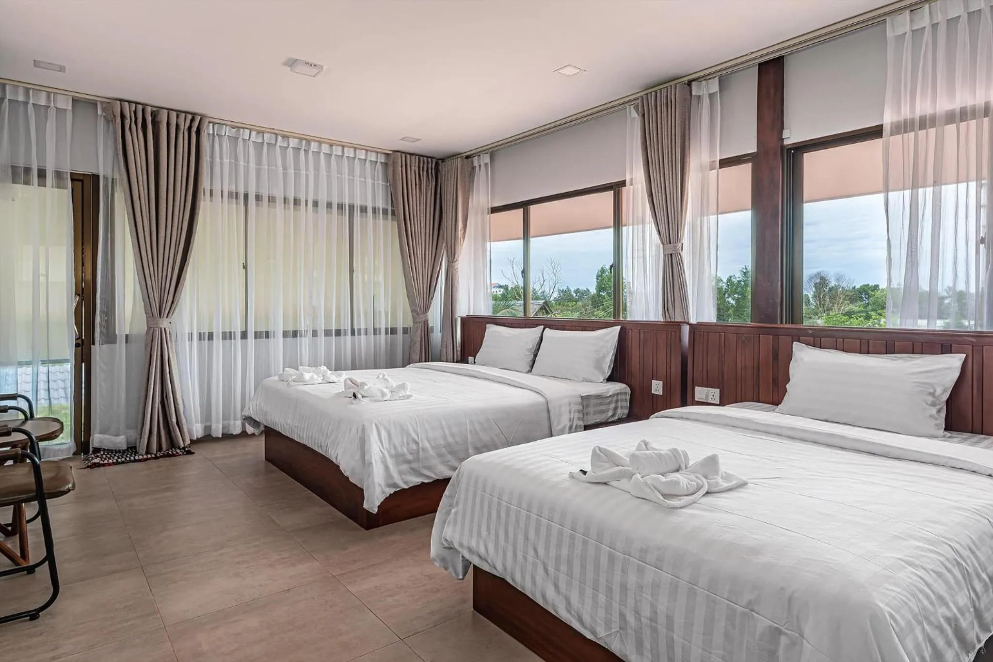 Bed in Sandy Residence Sihanoukville