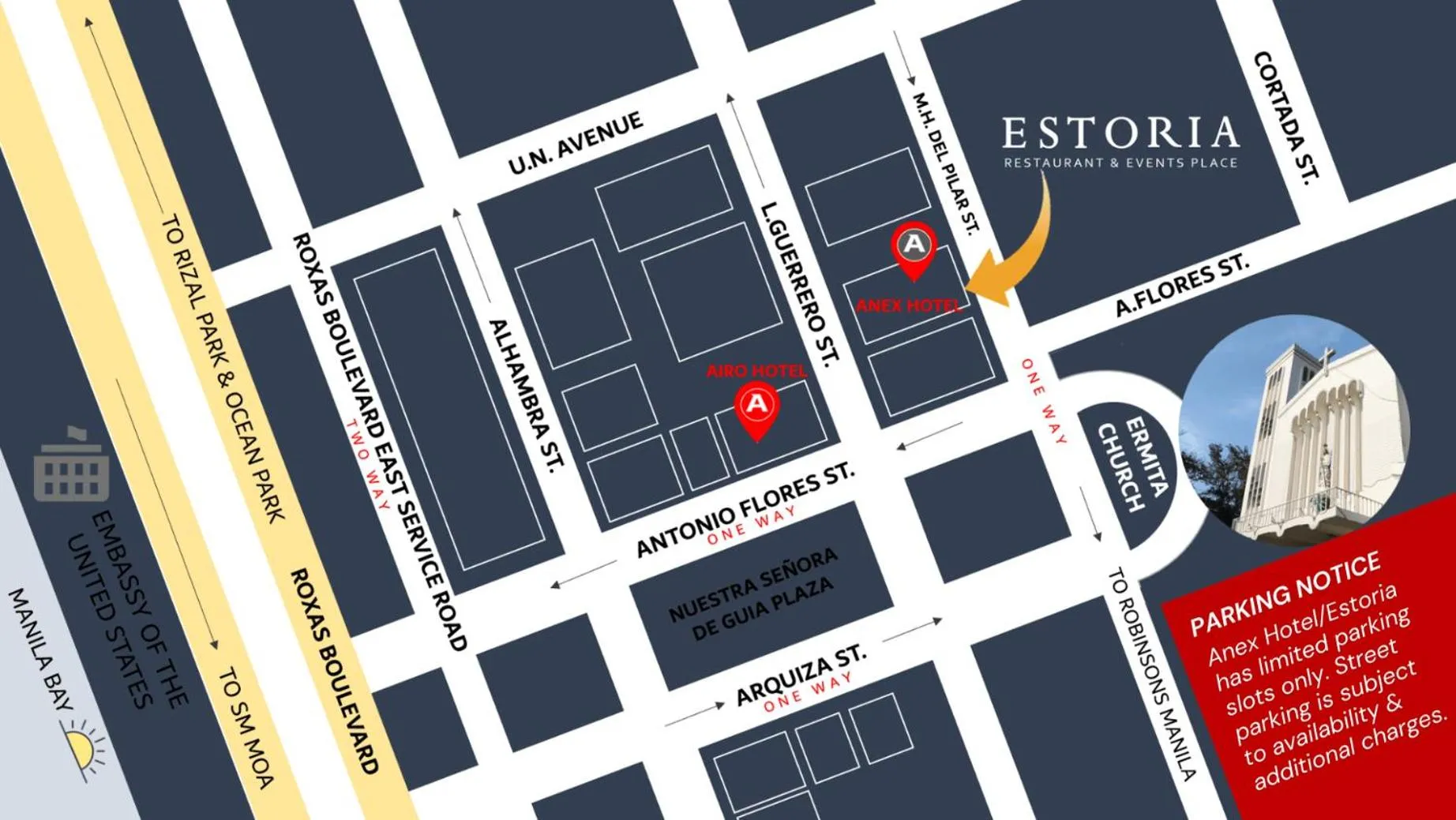 Street view in Airo Hotel Manila