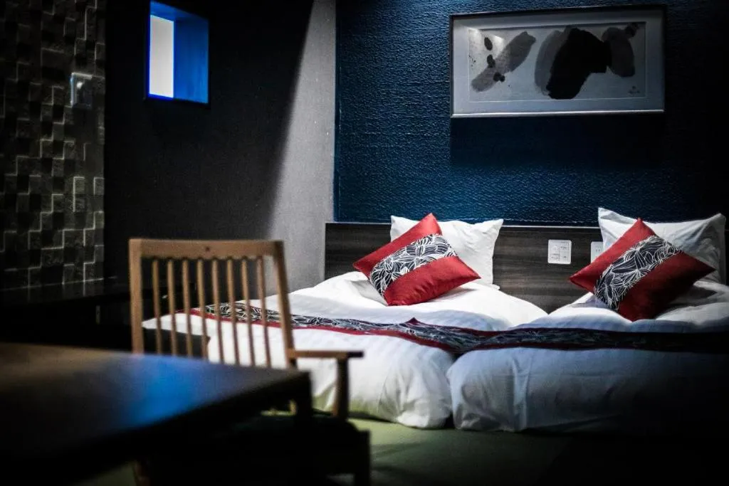 Bed in Tsukasa Ryokan