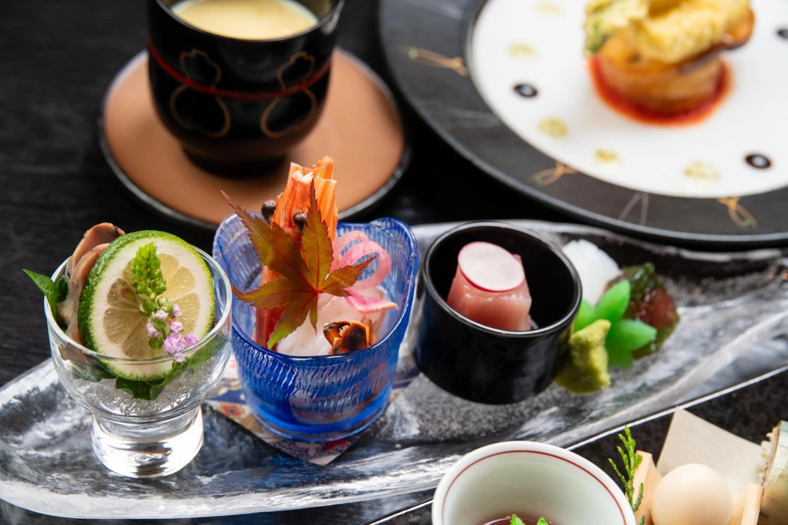 Dinner in Tsukasa Ryokan